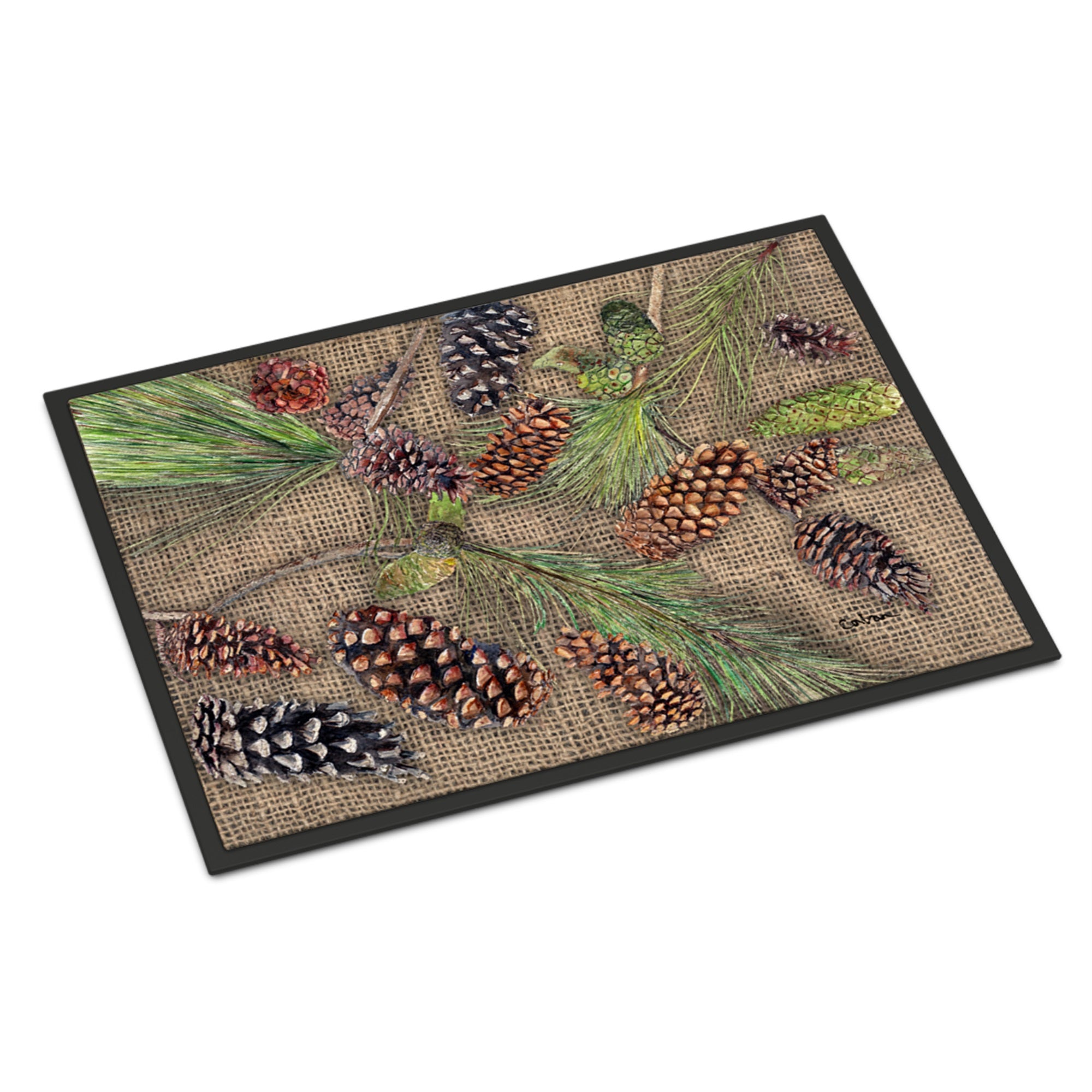 Pine Cones Indoor Or Outdoor Mat 18X27