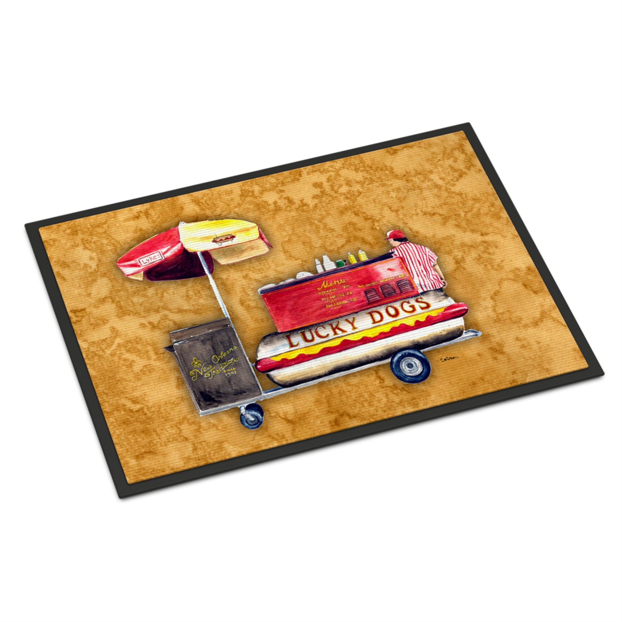 Hot Dog Indoor Or Outdoor Mat 18X27