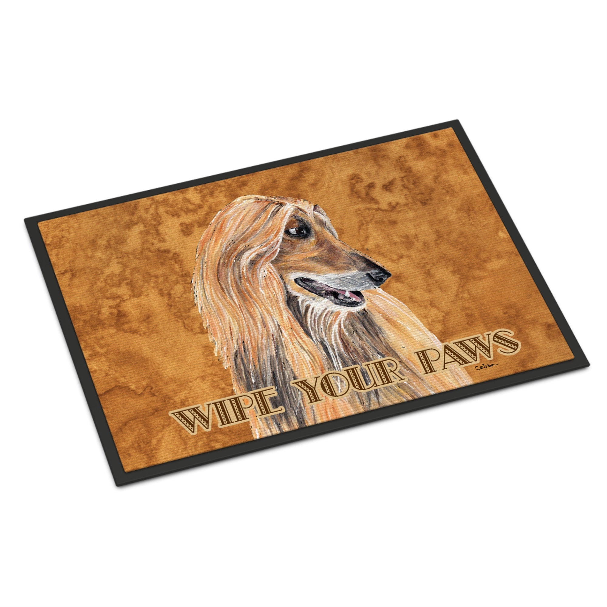 Afghan Hound Wipe Your Paws Indoor Or Outdoor Mat 24X36