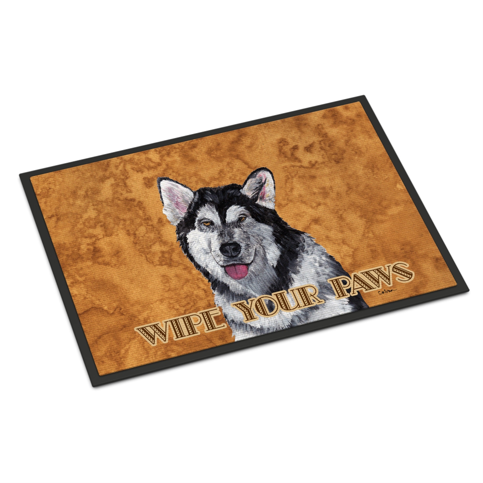 Alaskan Malamute Wipe Your Paws Indoor Or Outdoor Mat 18X27