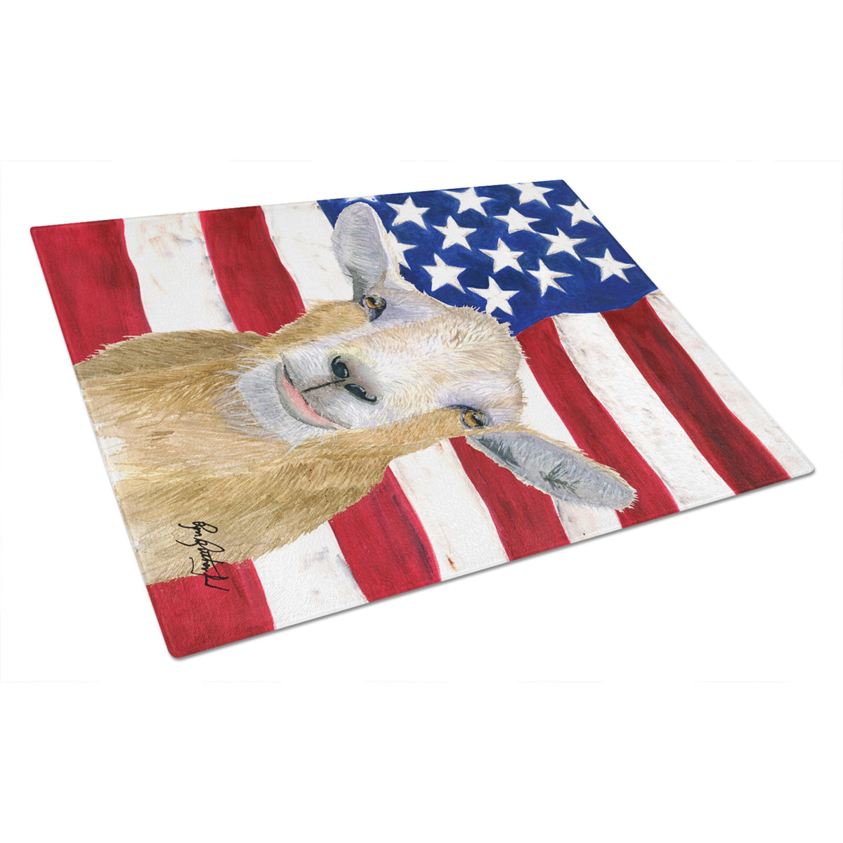 Goat Glass Cutting Board Large