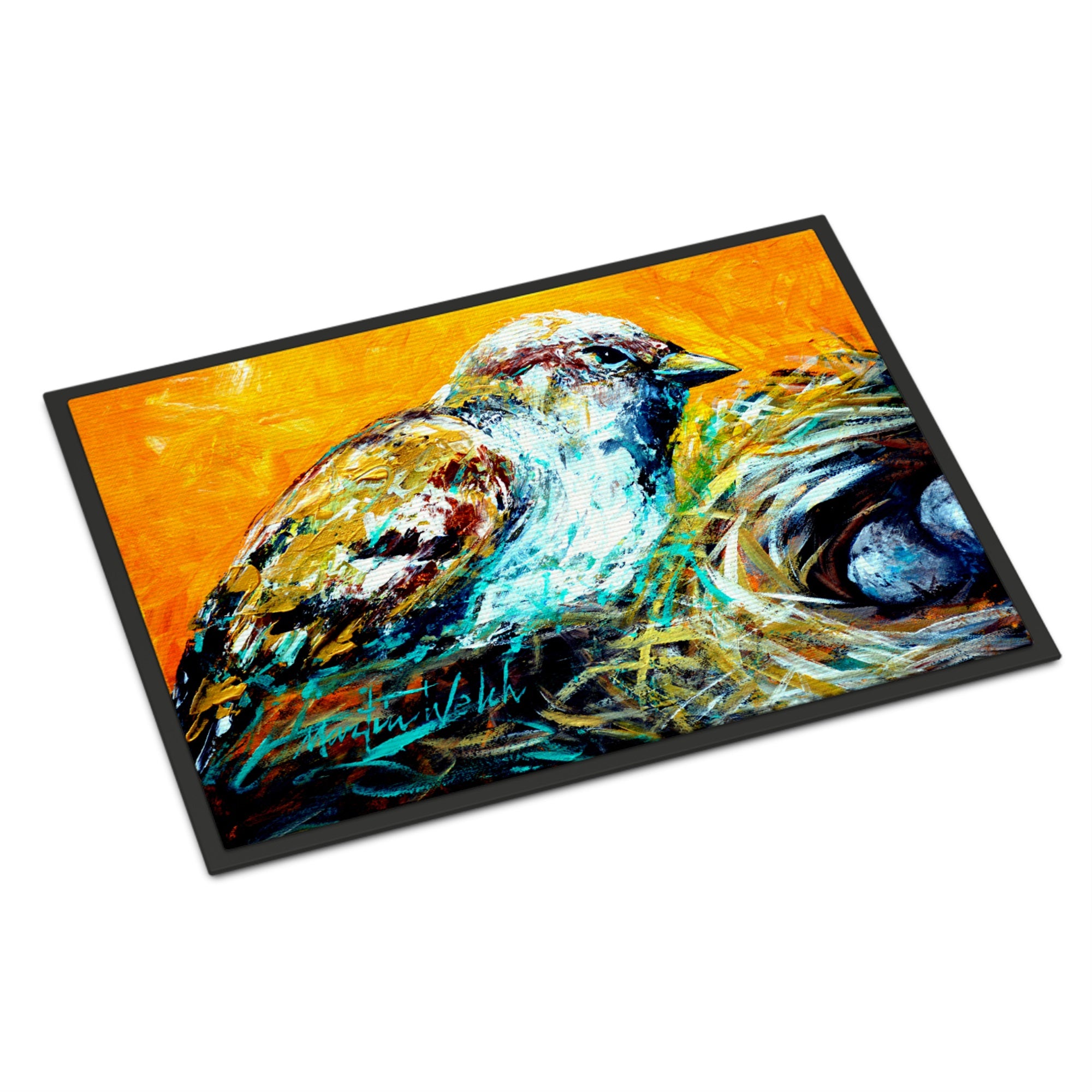 Look At The Birdie Indoor Or Outdoor Mat 24X36