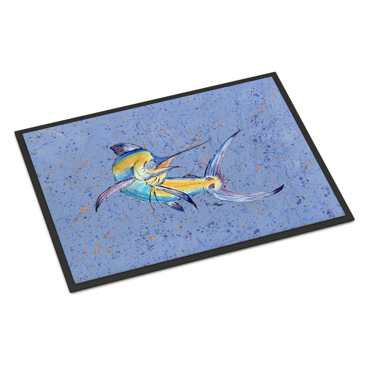 Blue Marlin Indoor Or Outdoor Mat 18X27