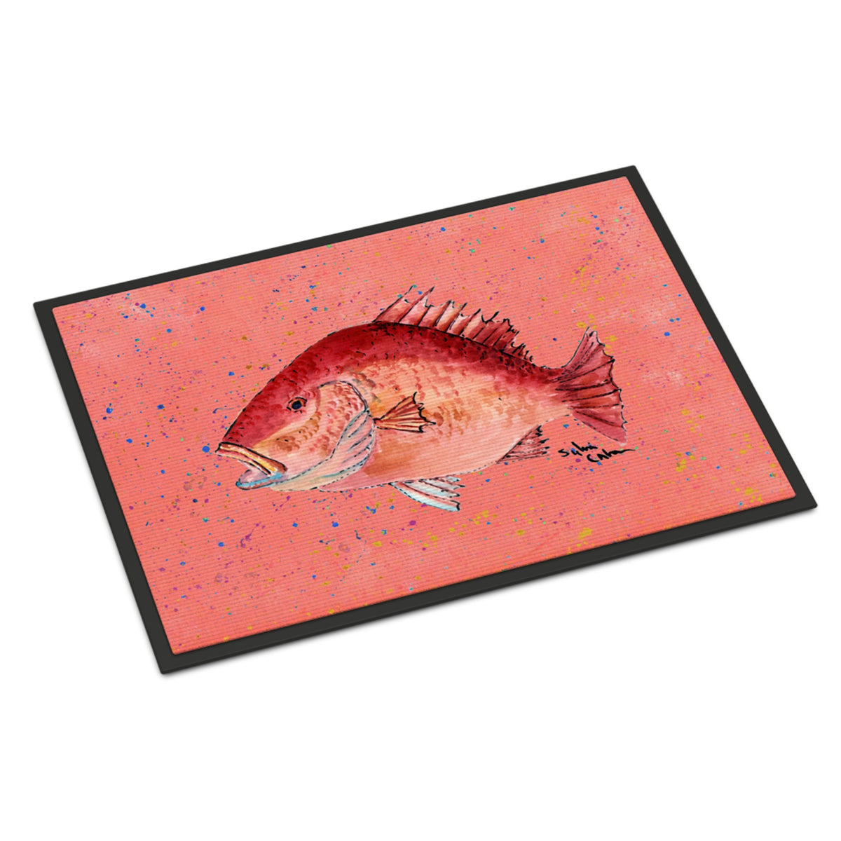 Strawberry Snapper Indoor Or Outdoor Mat 18X27