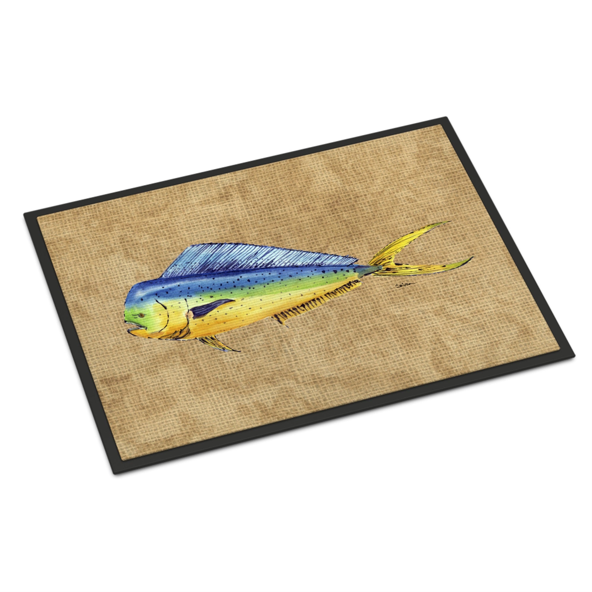 Dolphin Mahi Mahi Indoor Or Outdoor Mat 18X27