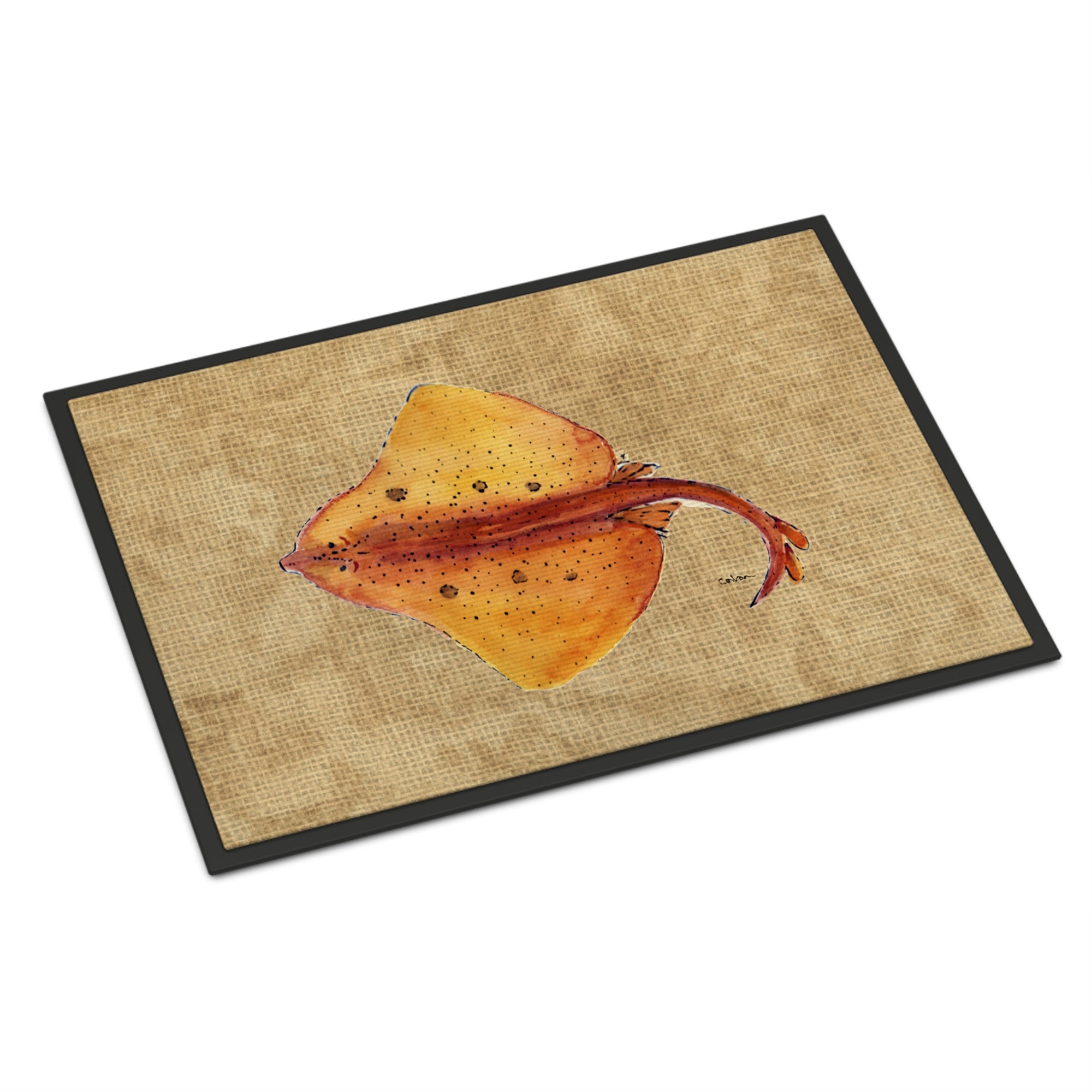 Blonde Ray Stingray Indoor Or Outdoor Mat 18X27