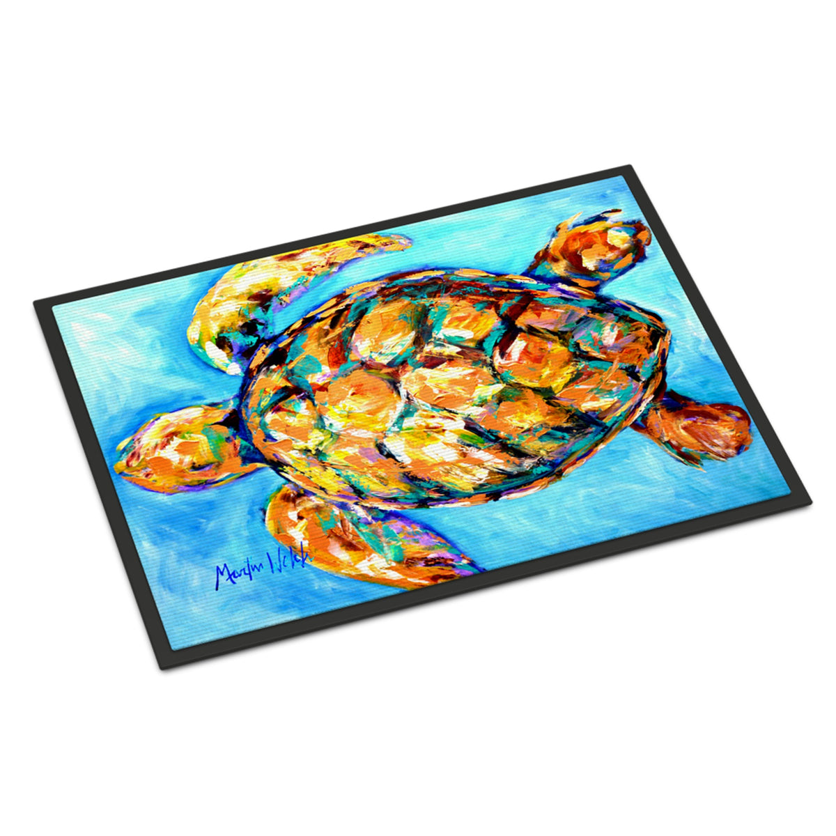 Sand Dance Turtle Indoor Or Outdoor Mat 18X27