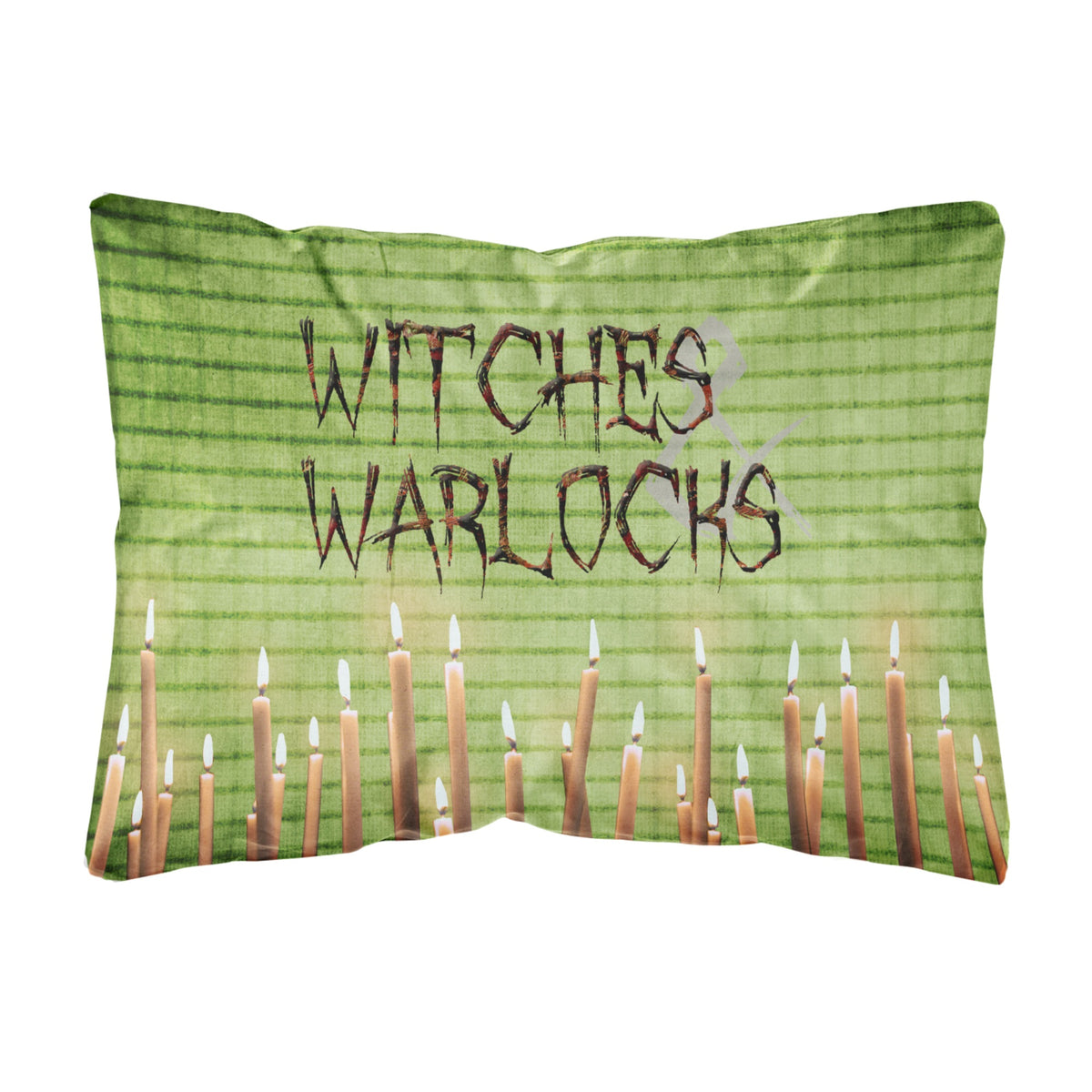 Witches And Warlocks Halloween Canvas Fabric Decorative Pillow