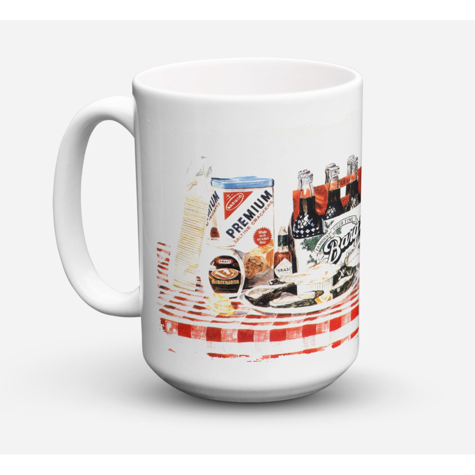 Barq'S Oysters Coffee Mug 15 Oz
