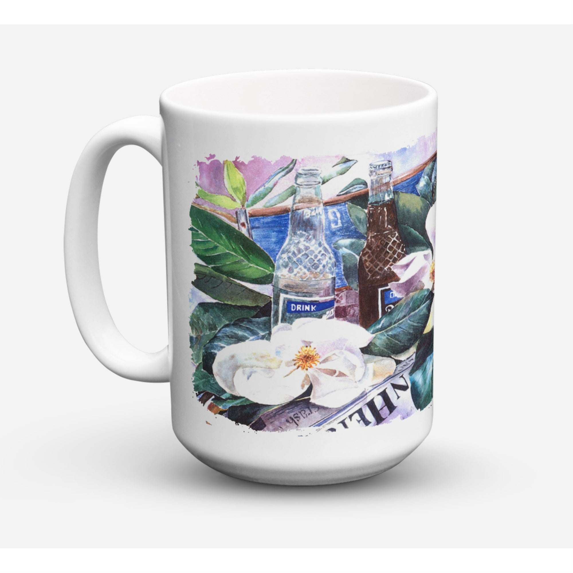 Barq'S And Magnolia Coffee Mug 15 Oz