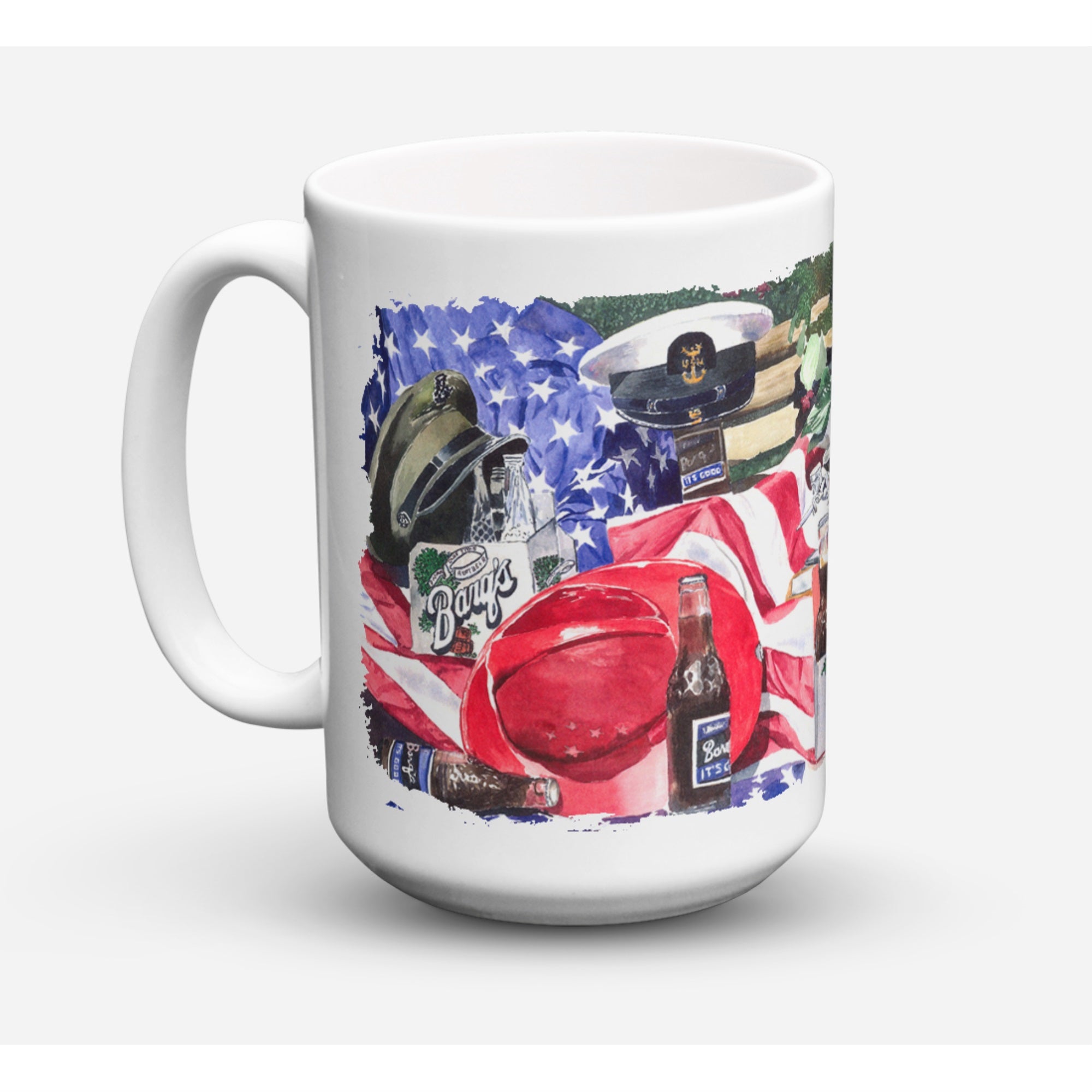 Barq'S And Armed Forces Coffee Mug 15 Oz