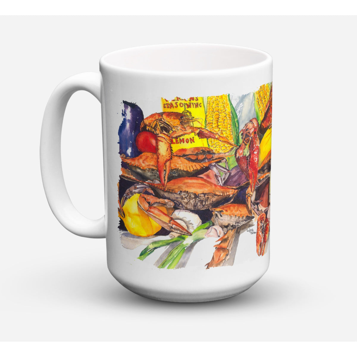 Veron'S And Crabs Coffee Mug 15 Oz
