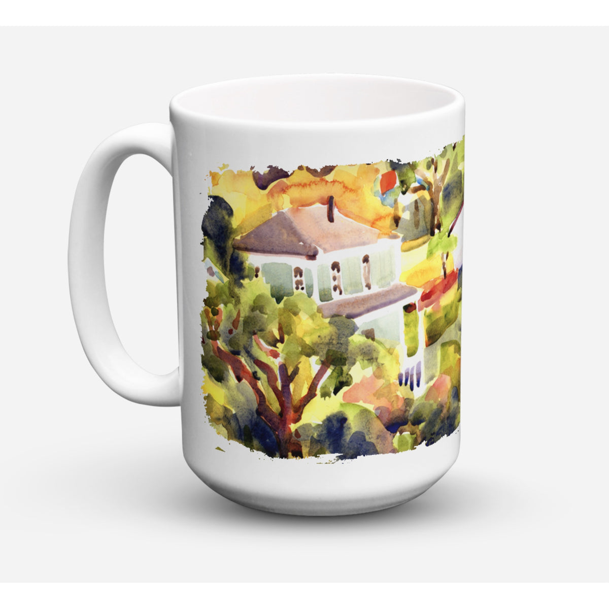 Houses Coffee Mug 15 Oz