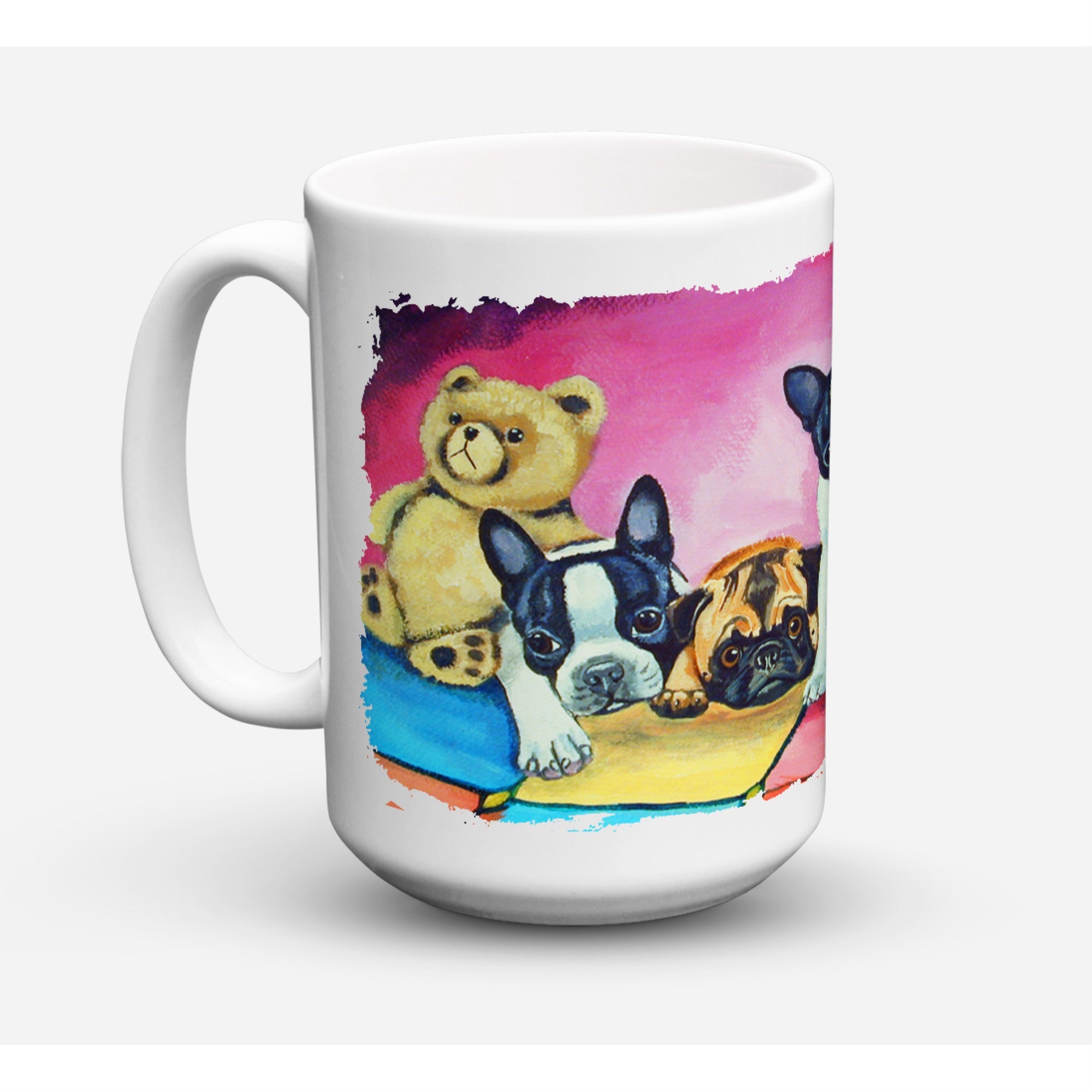 Multiple Breeds Coffee Mug 15 Oz