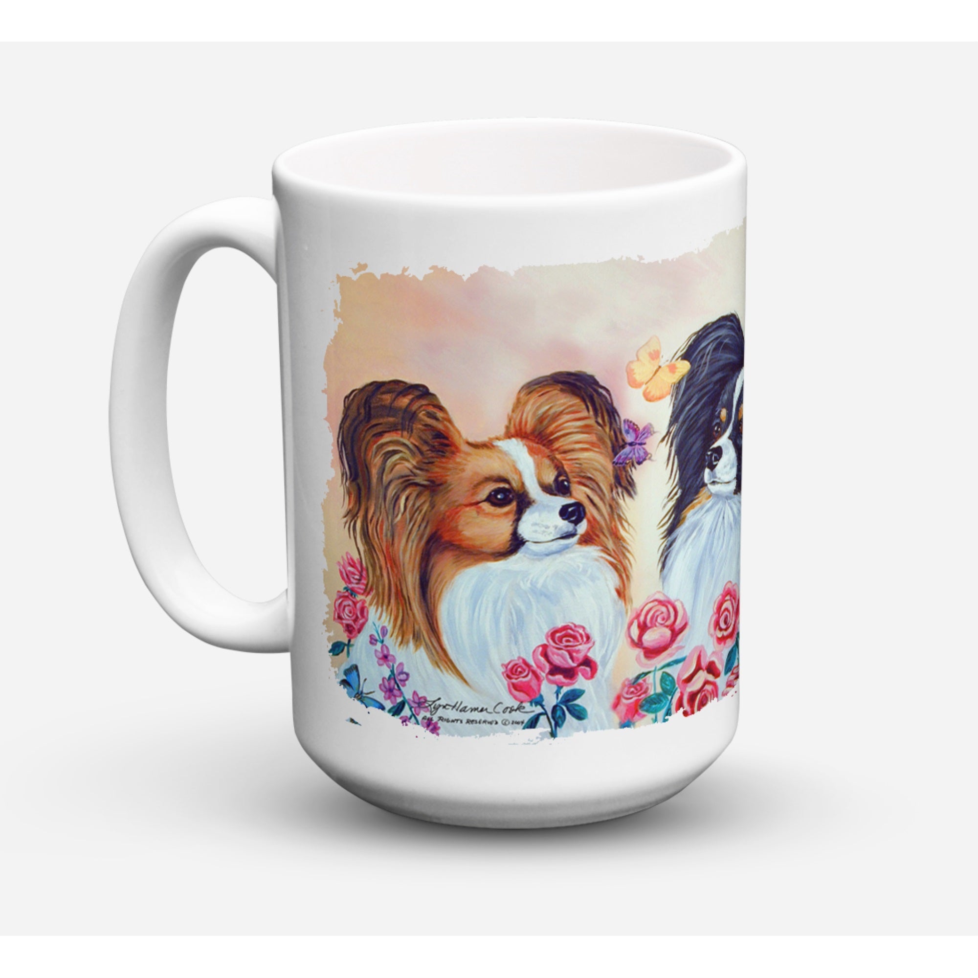 Papillon Coffee Mug 15 oz