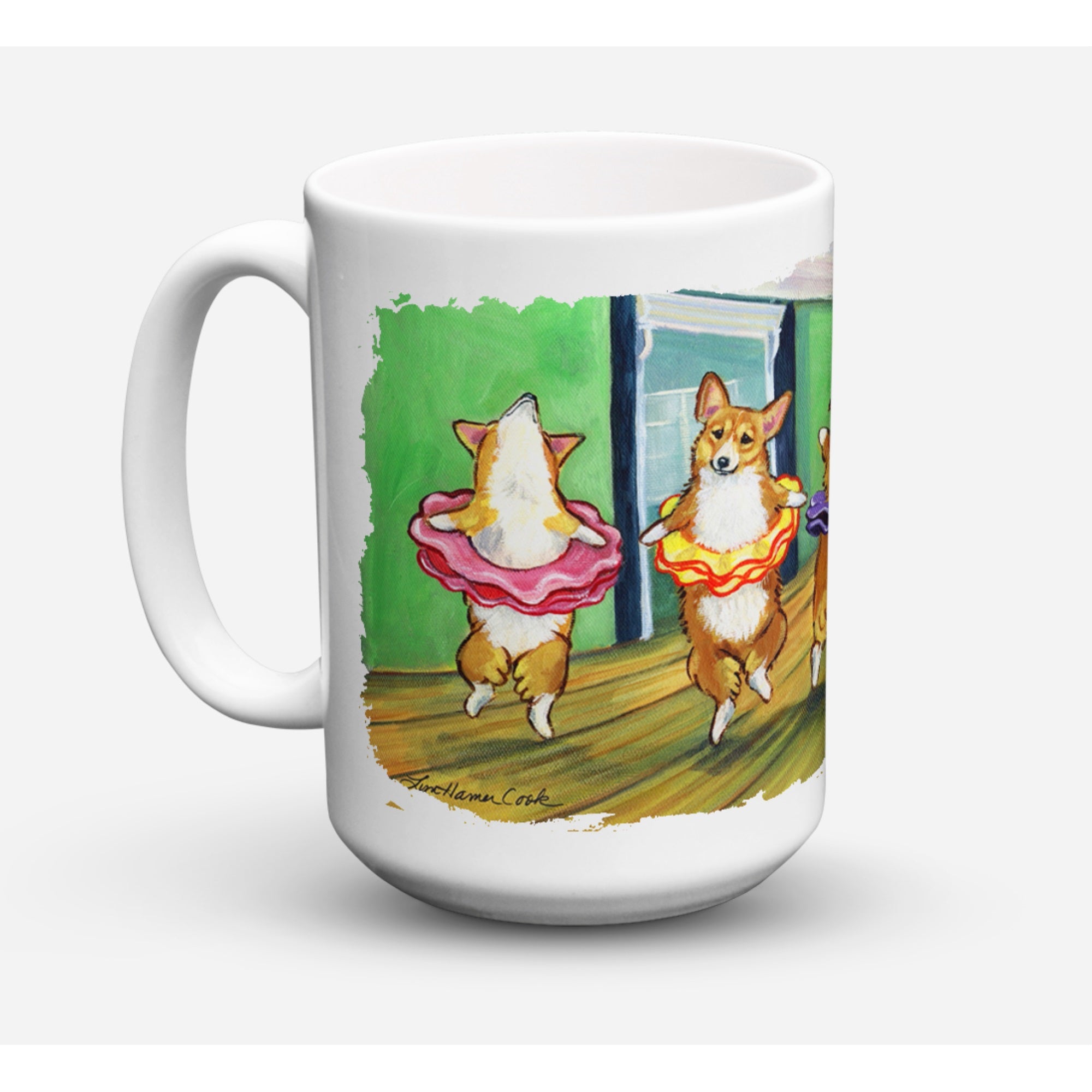 Little Ballerina Corgi Coffee Mug 15 Oz