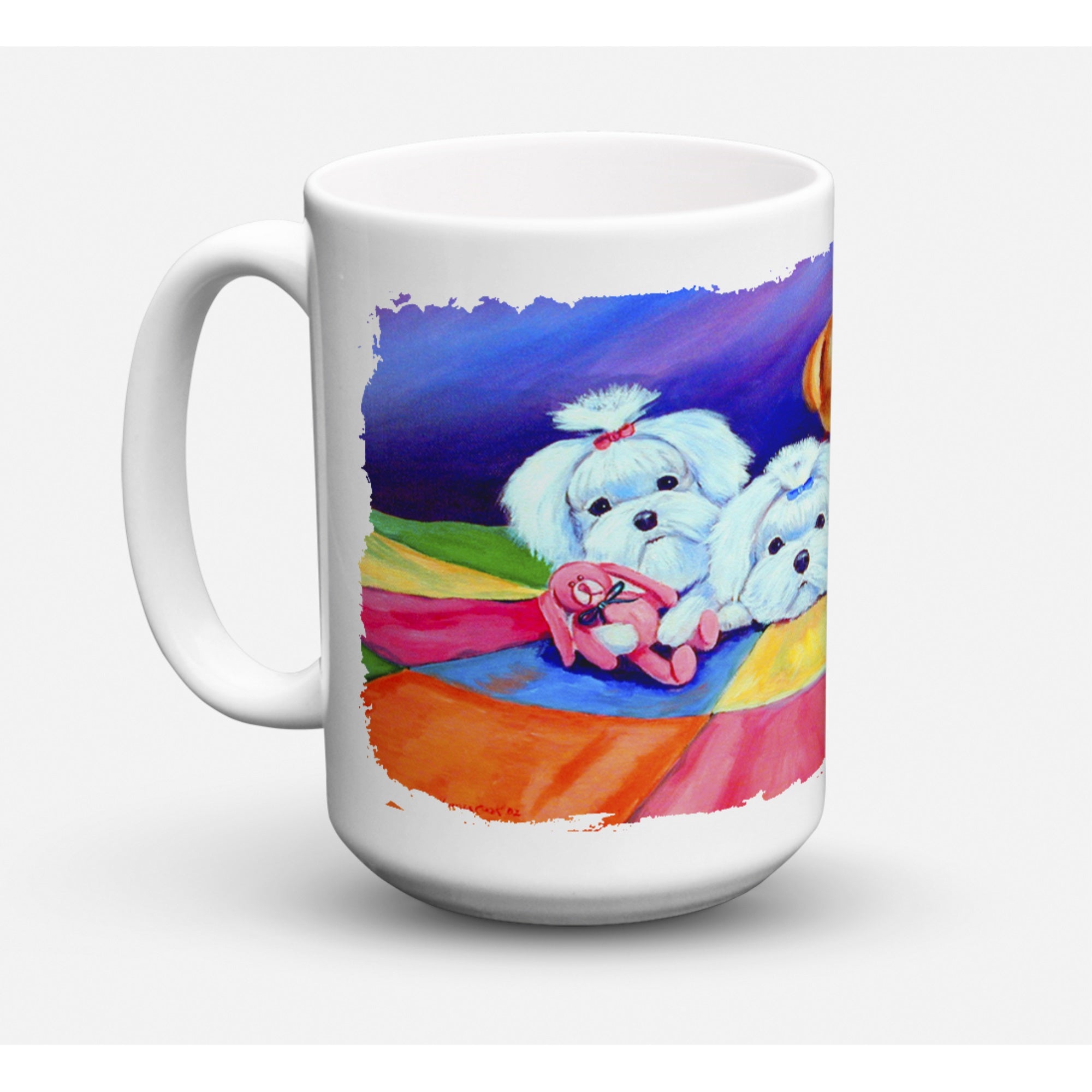 Maltese Coffee Mug 15 Oz