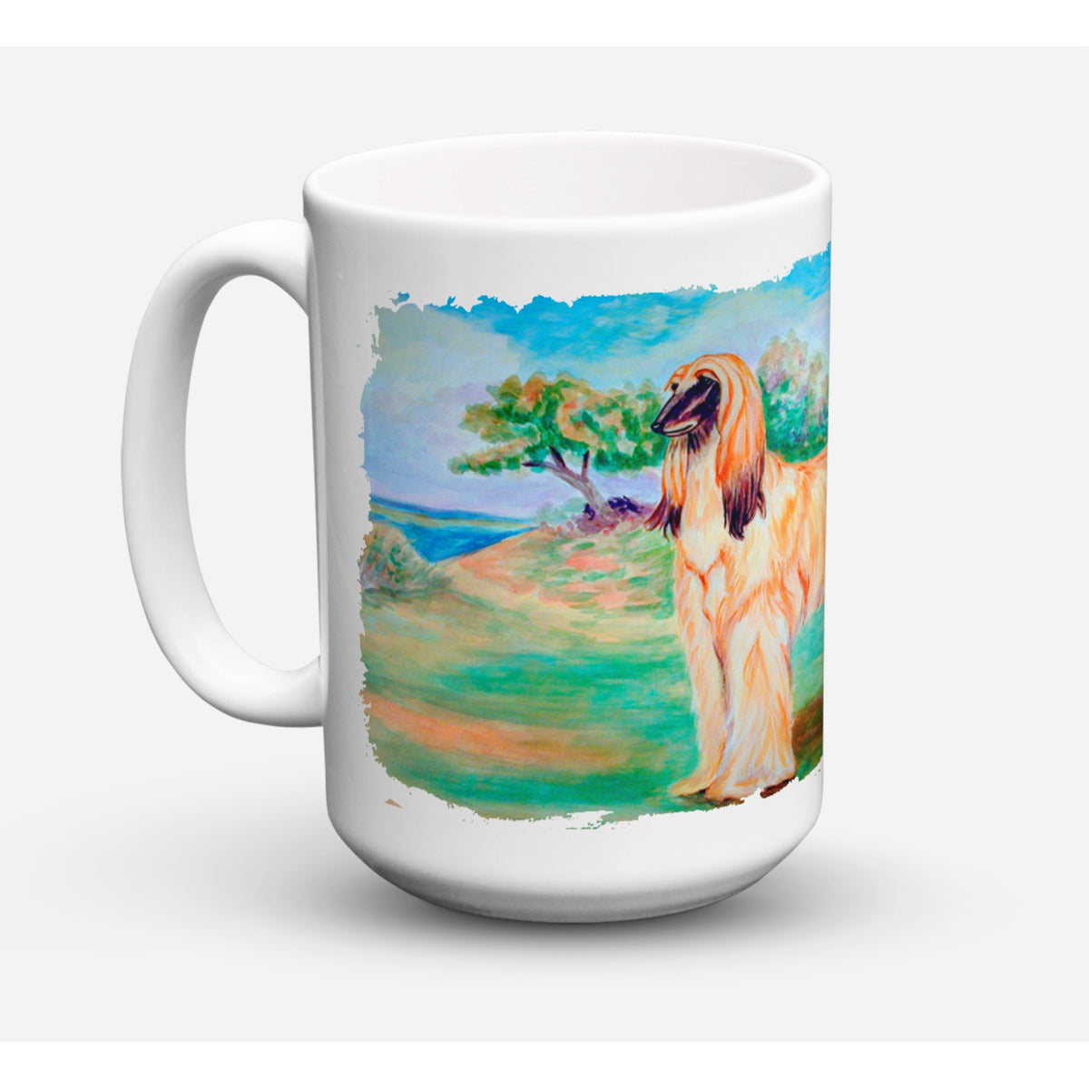 Afghan Hound Coffee Mug 15 Oz