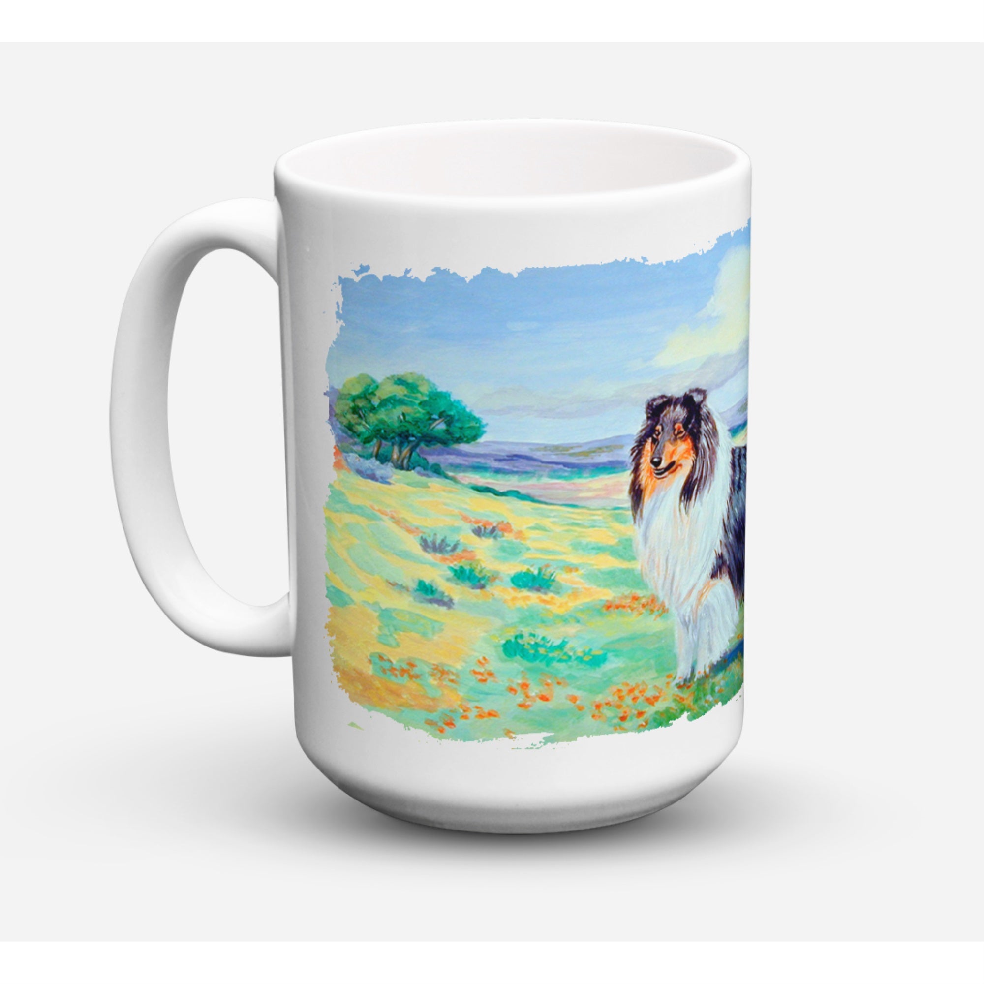 Collie Coffee Mug 15 Oz