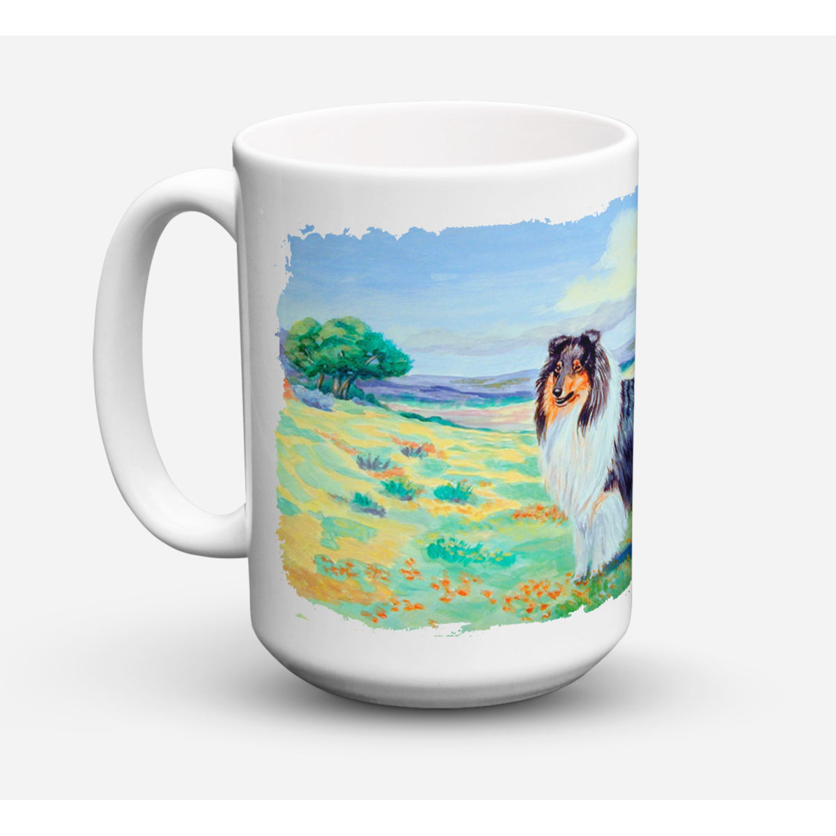 Collie Coffee Mug 15 Oz