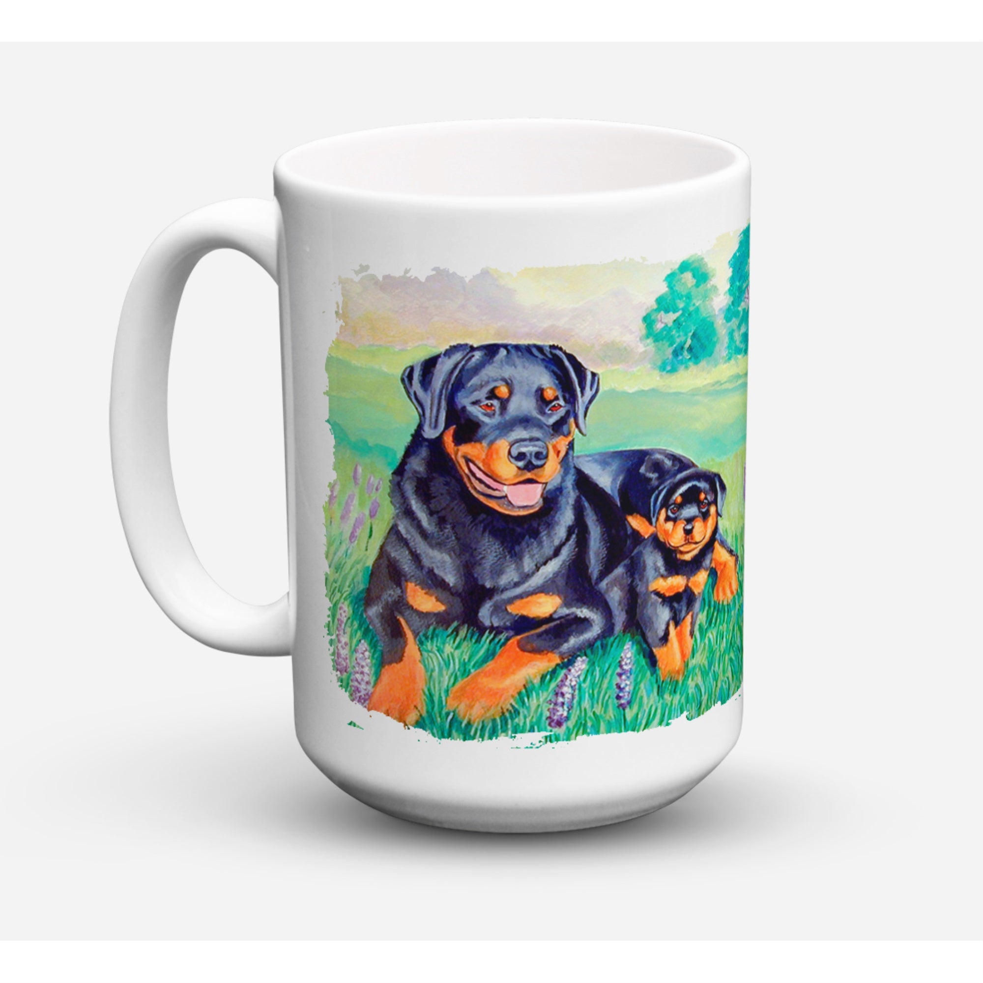 Rottweiler Coffee Mug 15 Oz
