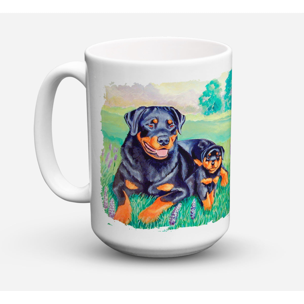 Rottweiler Coffee Mug 15 Oz
