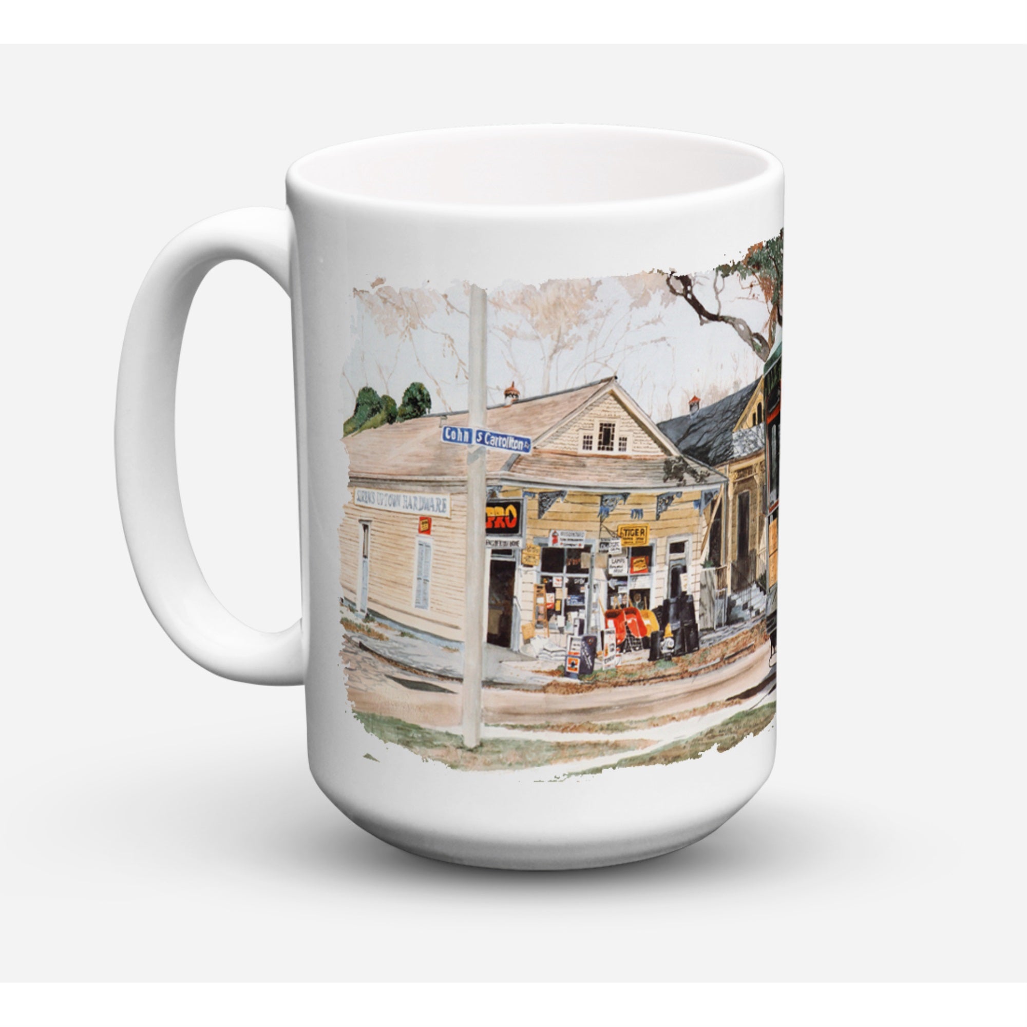 New Orleans Street Car Coffee Mug 15 Oz