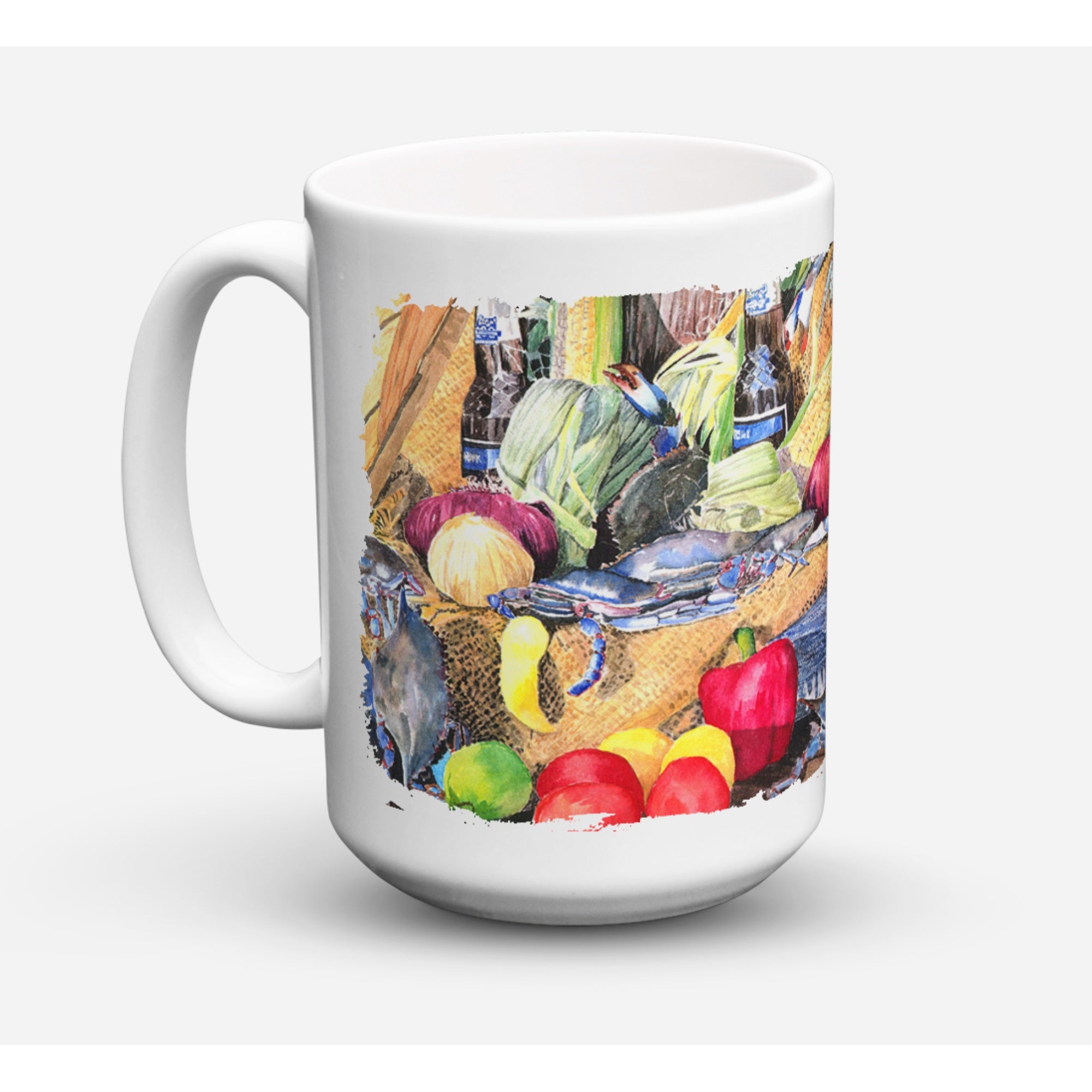 Barq'S And Crabs Coffee Mug 15 Oz