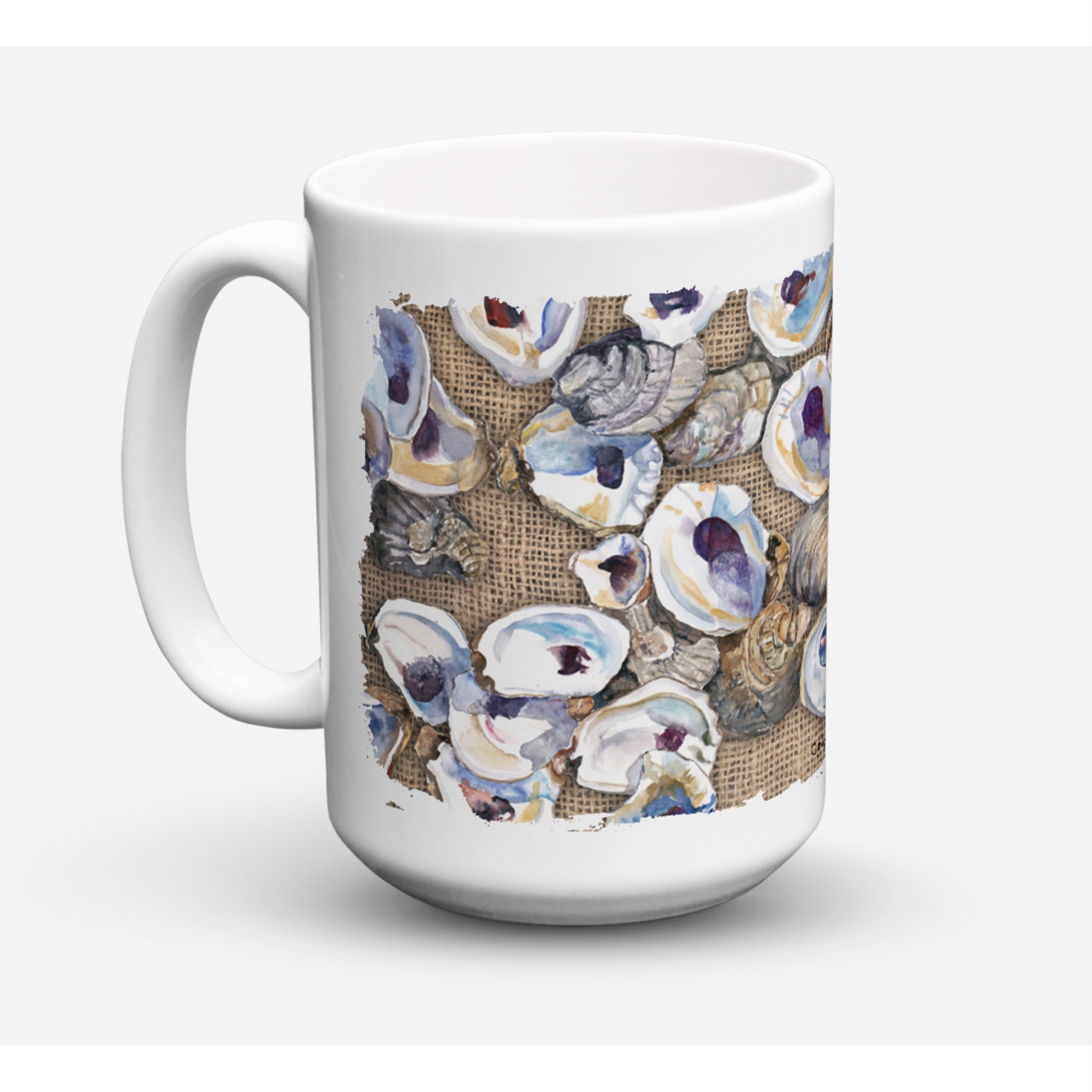 Oyster Coffee Mug 15 Oz