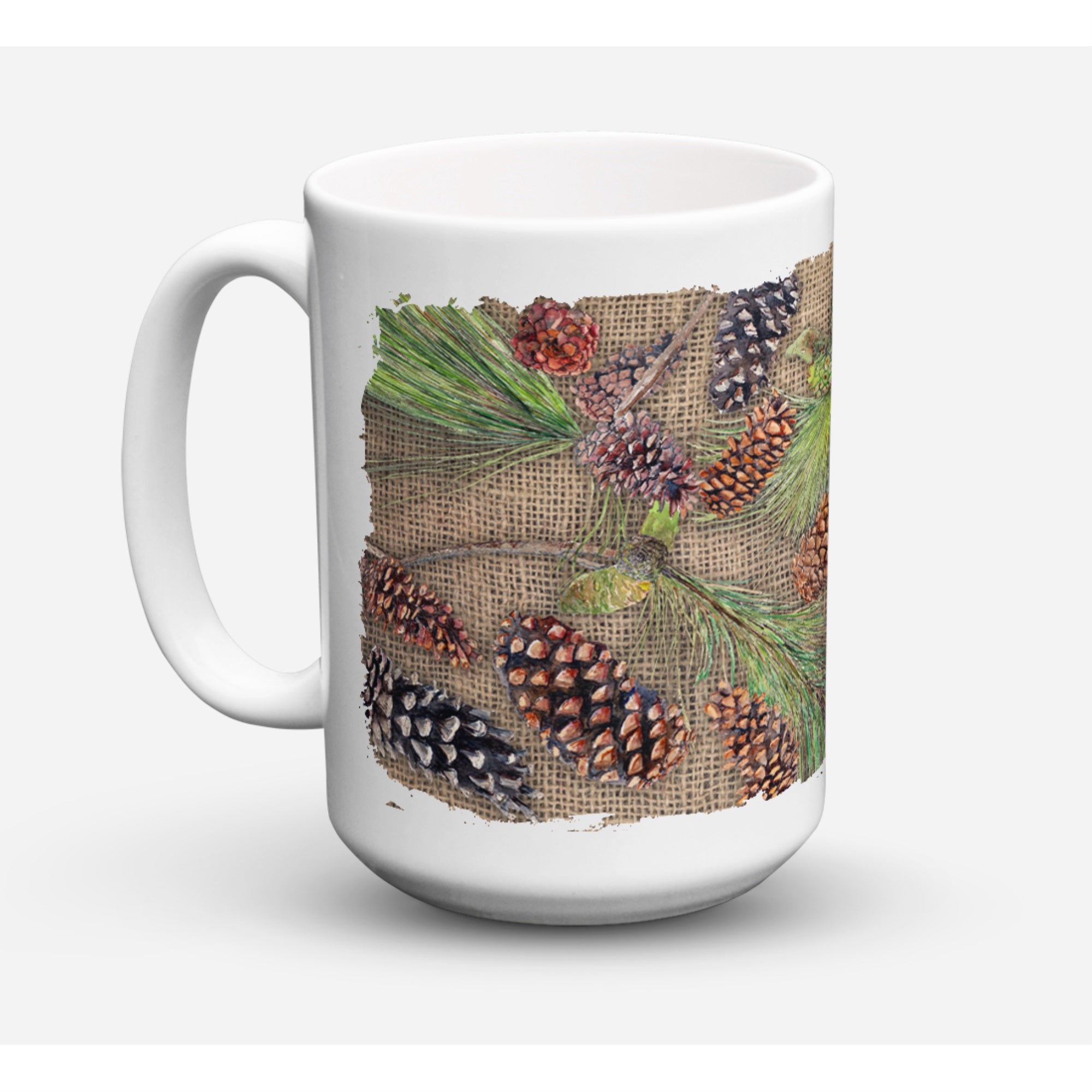 Pine Cones Coffee Mug 15 Oz