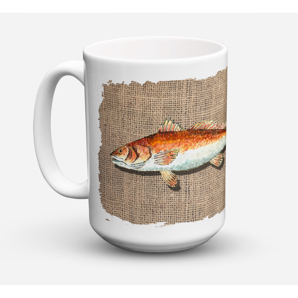 Red Fish Coffee Mug 15 Oz