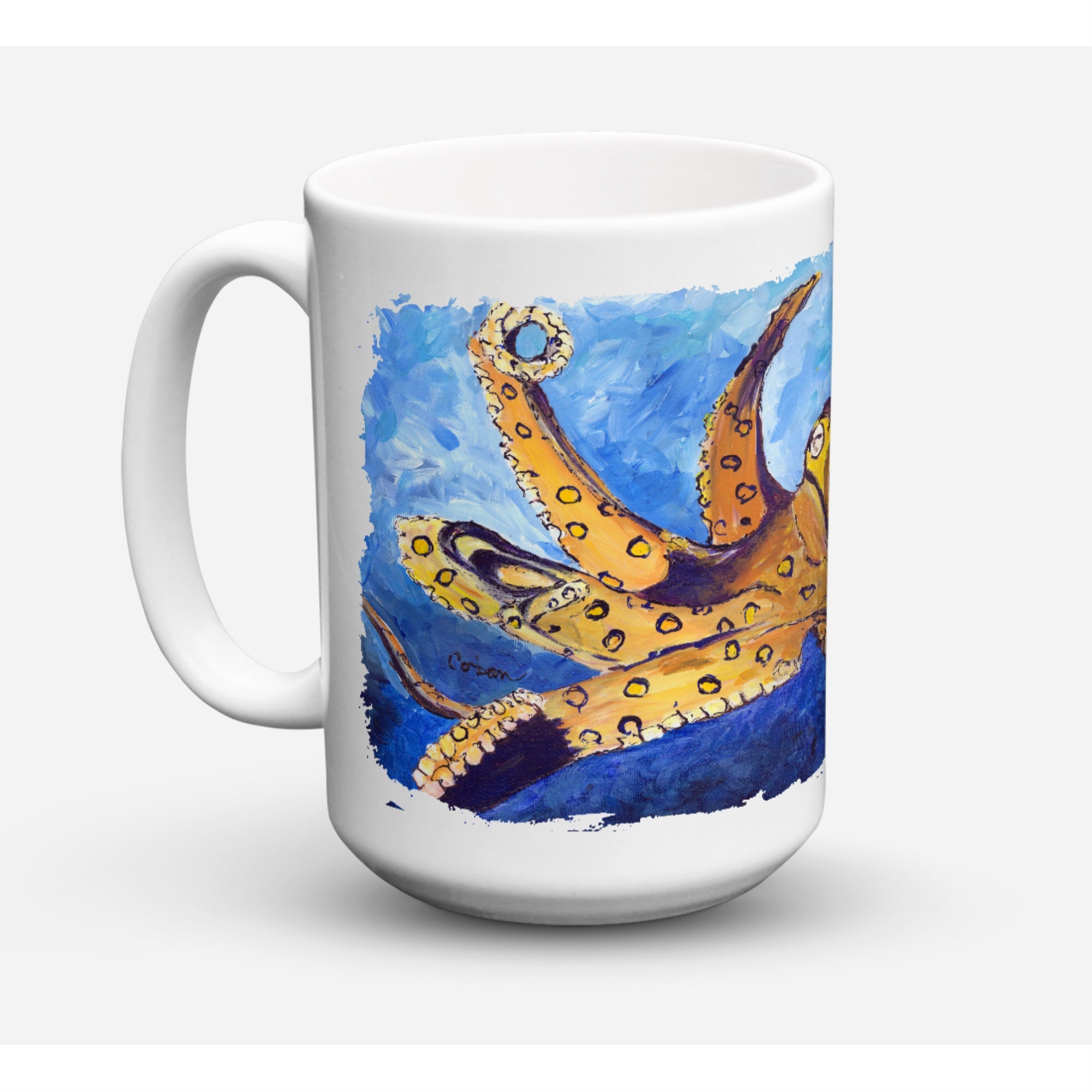 Octopus Coffee Mug 15 Oz