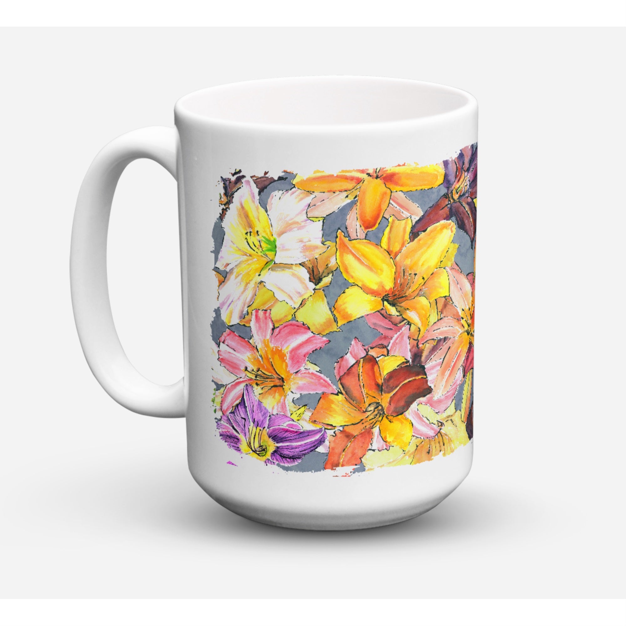 Day Lillies Coffee Mug 15 Oz