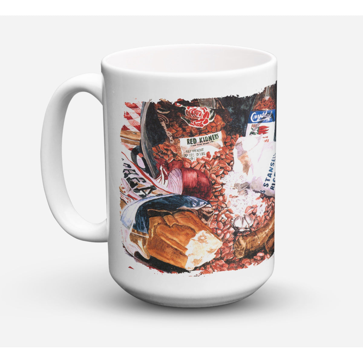 Red Beans And Rice Coffee Mug 15 Oz