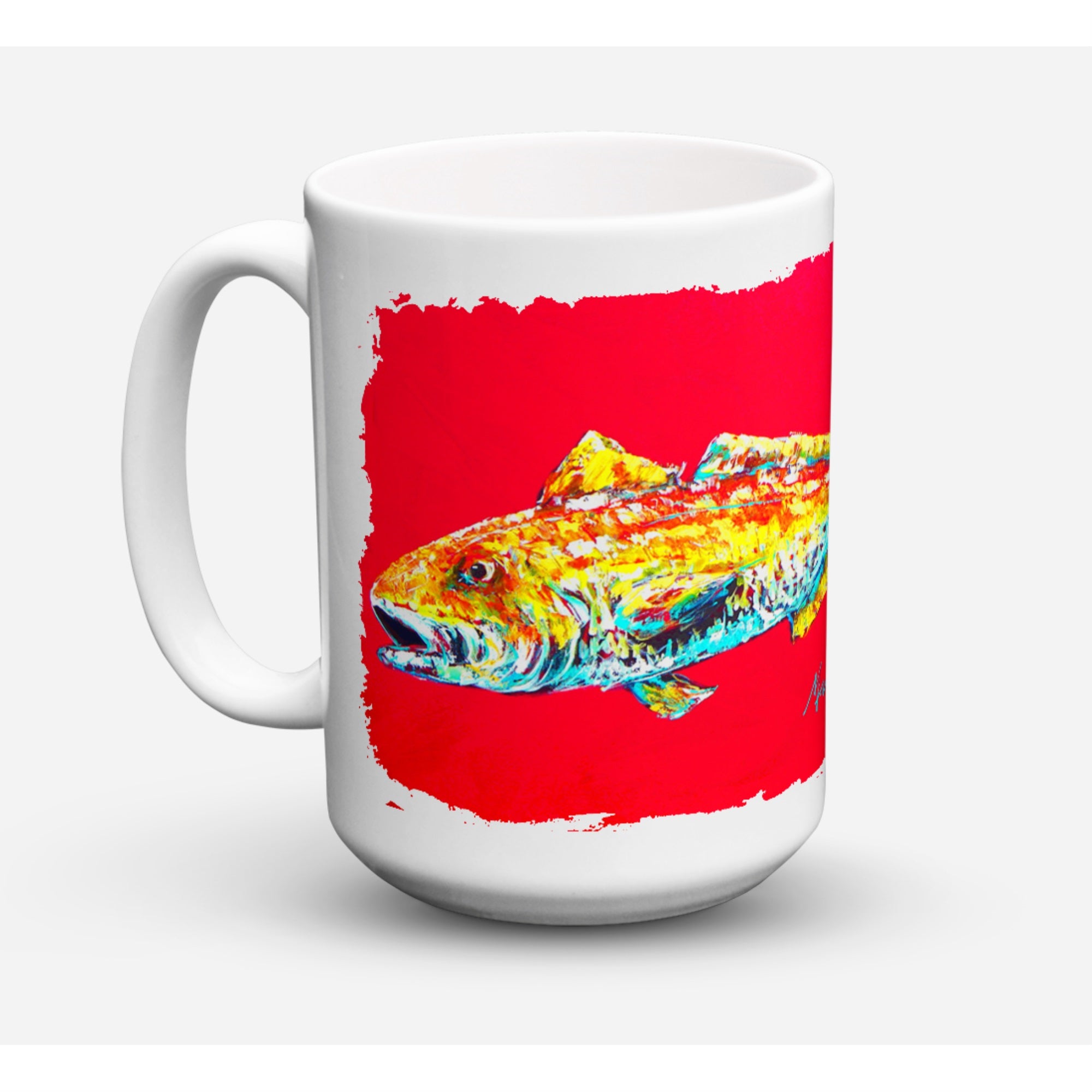 Fish - Red Fish Alphonzo Coffee Mug 15 Oz