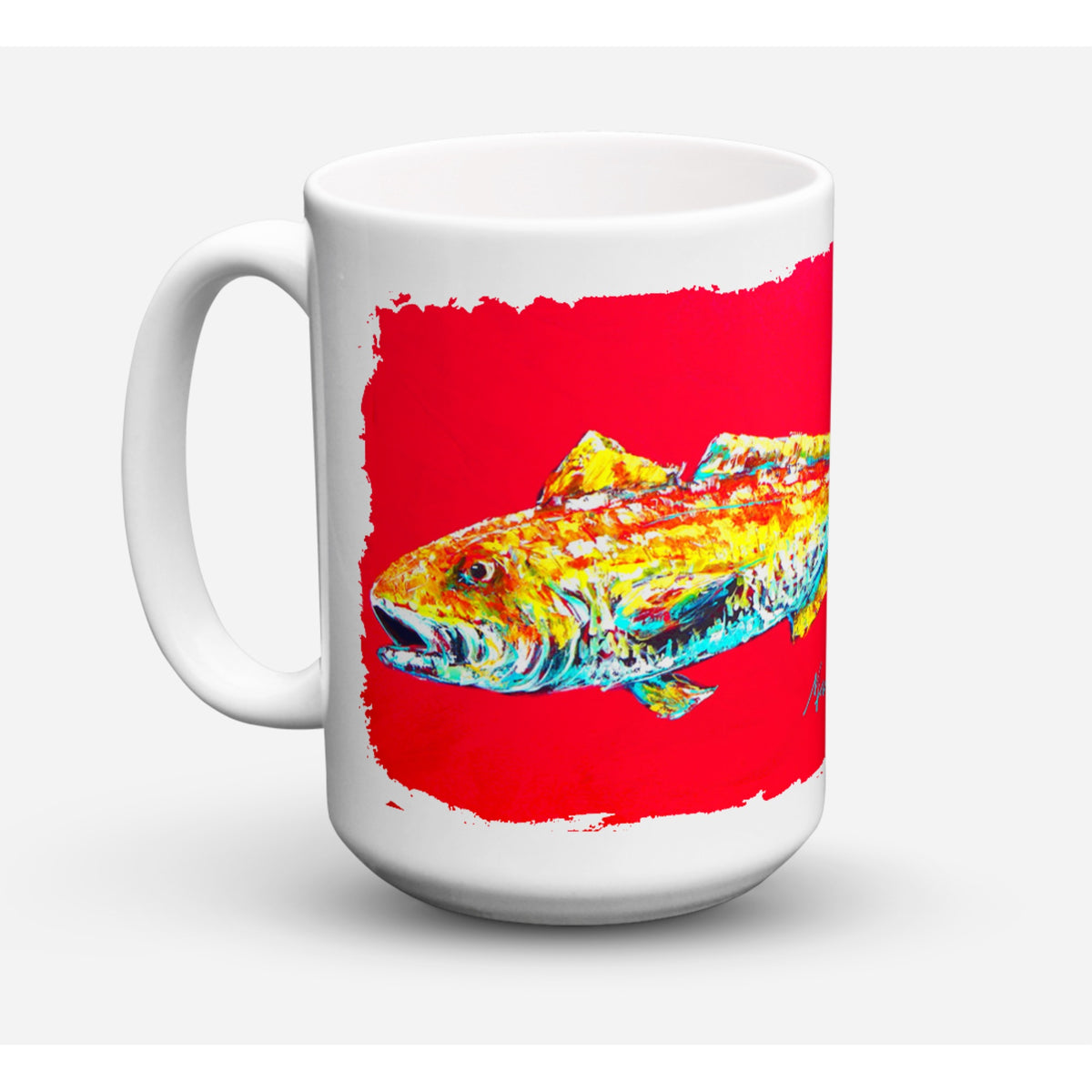 Fish - Red Fish Alphonzo Coffee Mug 15 Oz