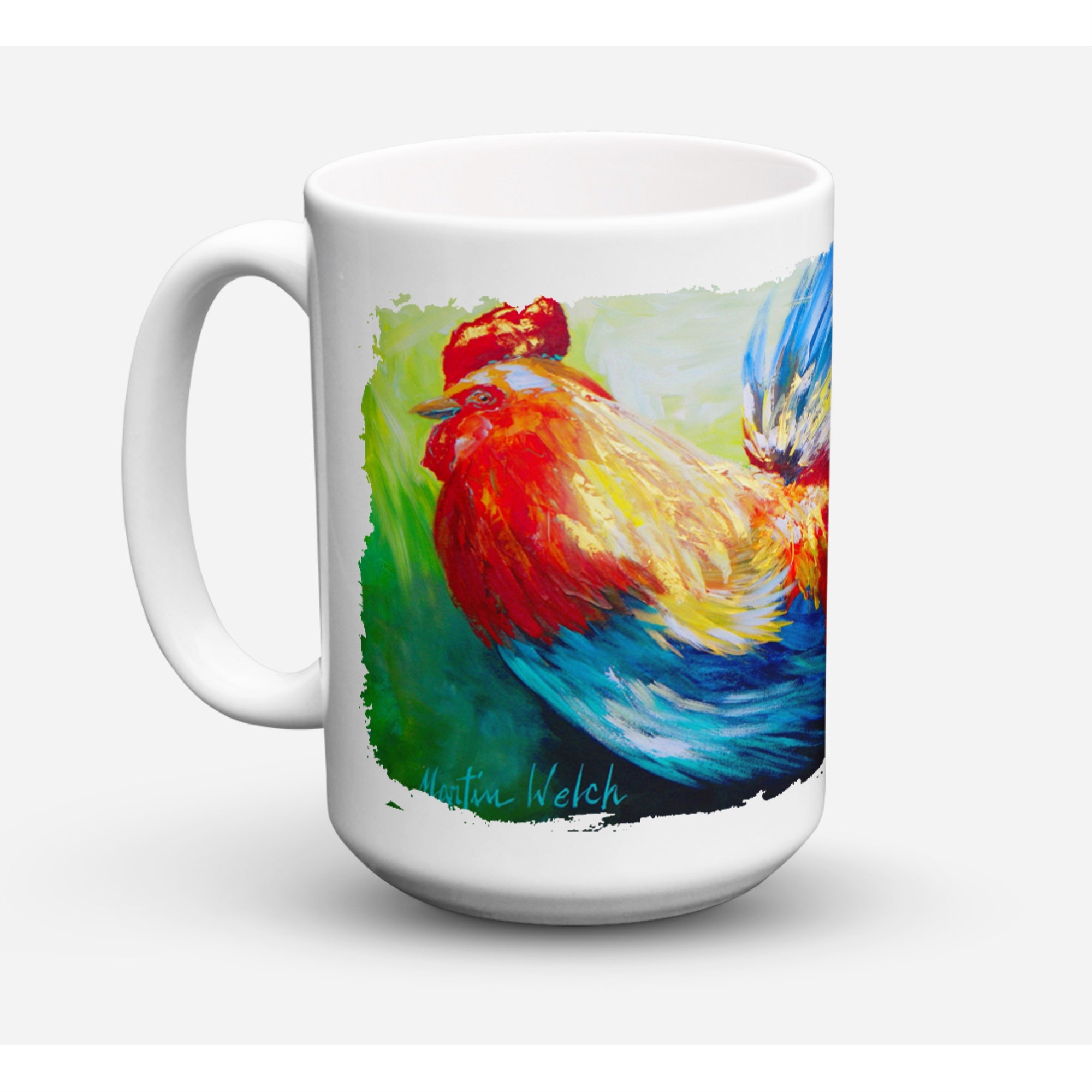 Bird - Rooster Chief Big Feathers Coffee Mug 15 Oz