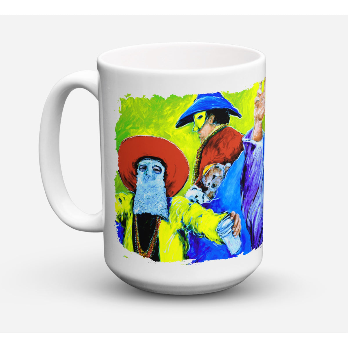 Mardi Gras Coffee Mug 15 Oz