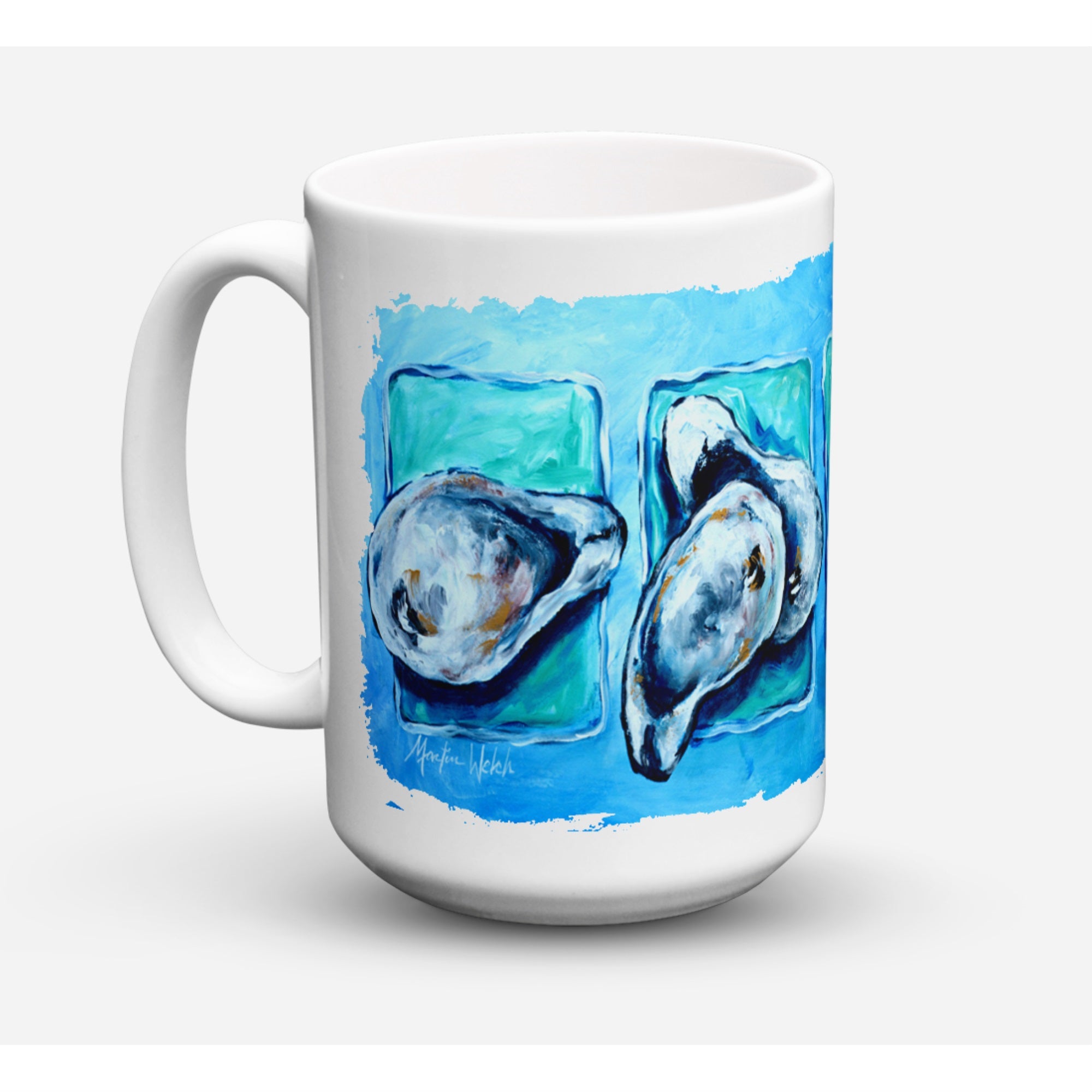 Oysters Oyster + Oyster = Oysters Coffee Mug 15 Oz