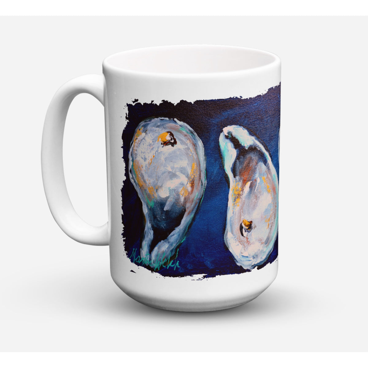 Oysters Give Me More Coffee Mug 15 Oz