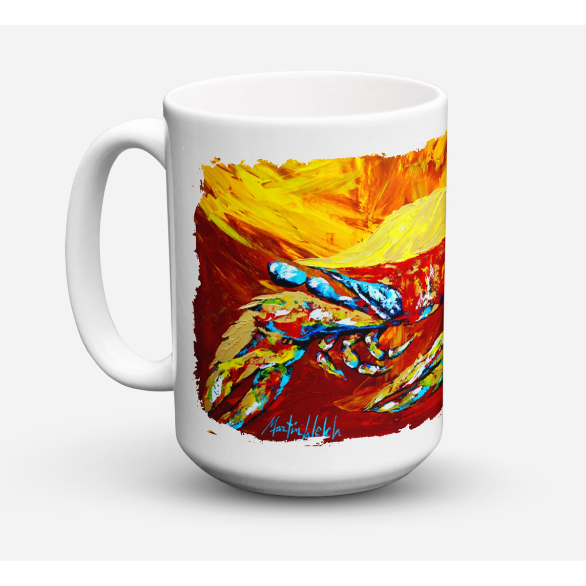 Crab Buster Brown Coffee Mug 15 Oz
