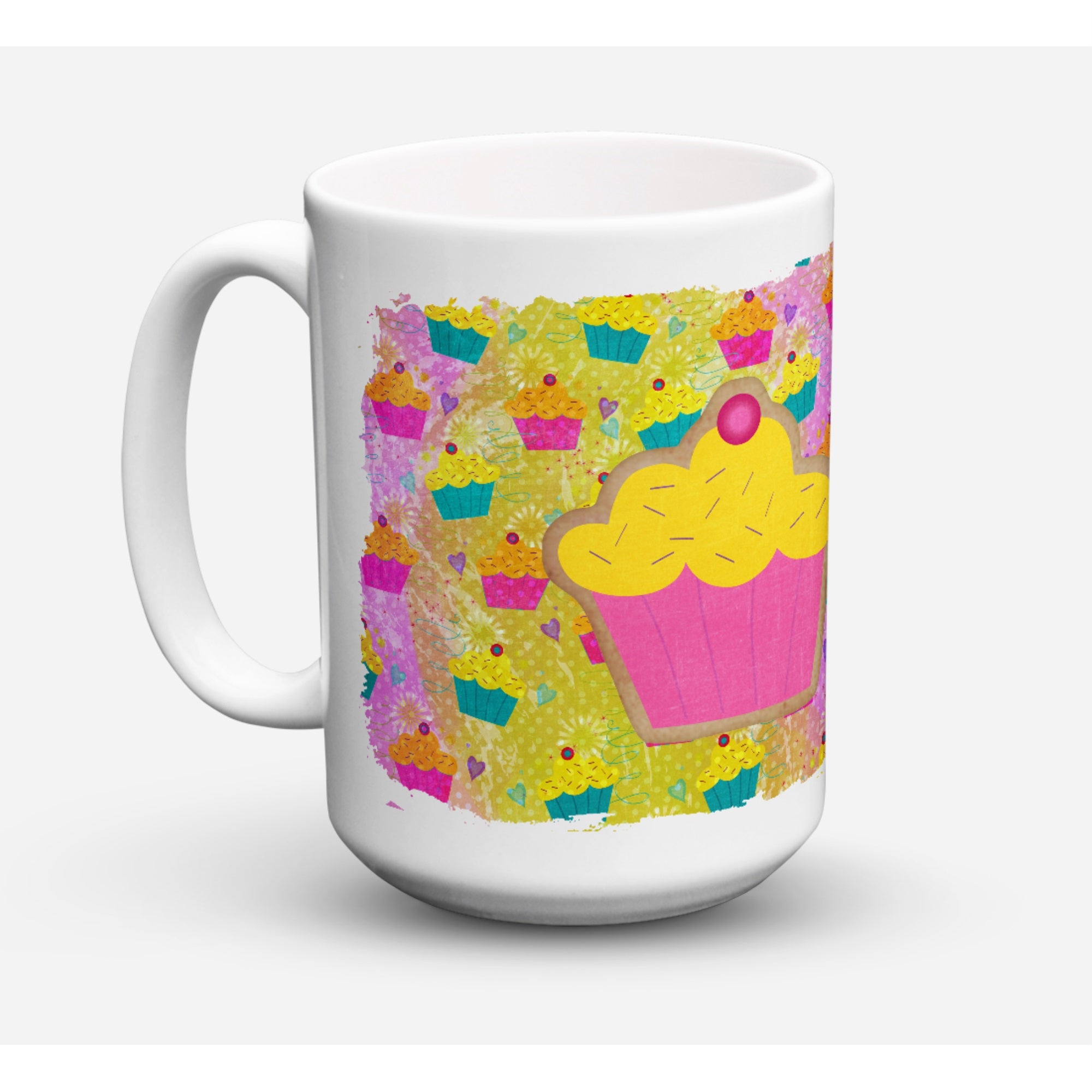 Cupcake Coffee Mug 15 Oz