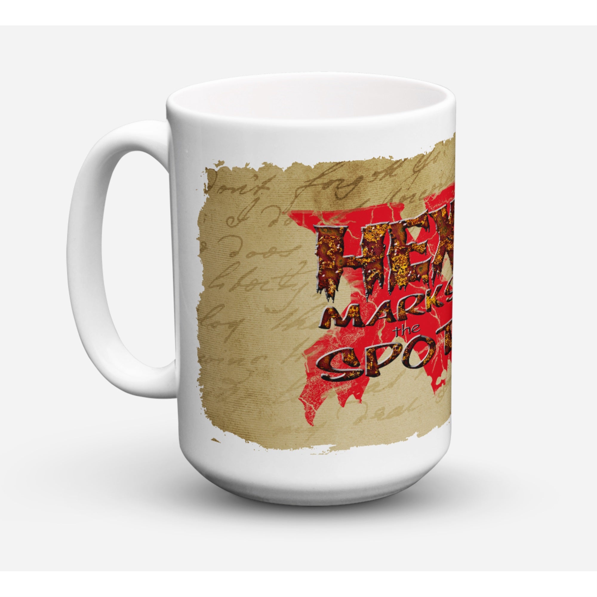 Hex Marks The Spot Halloween Coffee Mug 15 Oz