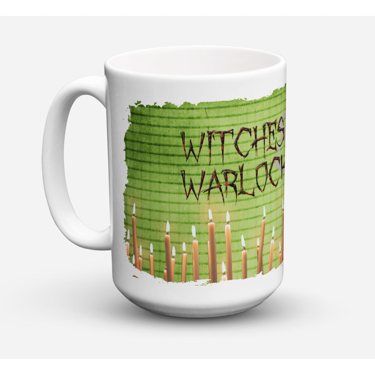 Witches And Warlocks Halloween Coffee Mug 15 Oz