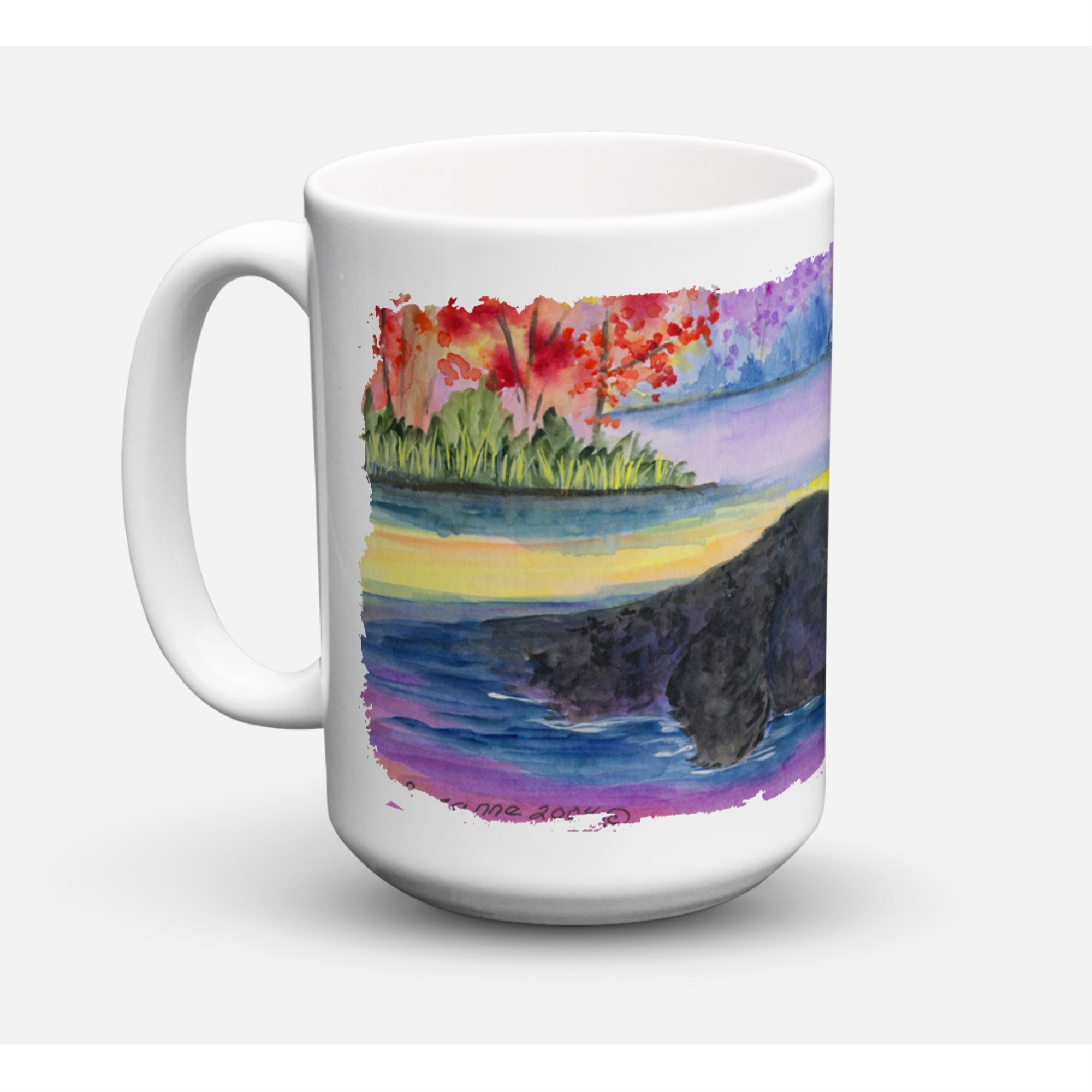 Curly Coated Retriever Coffee Mug 15 Oz