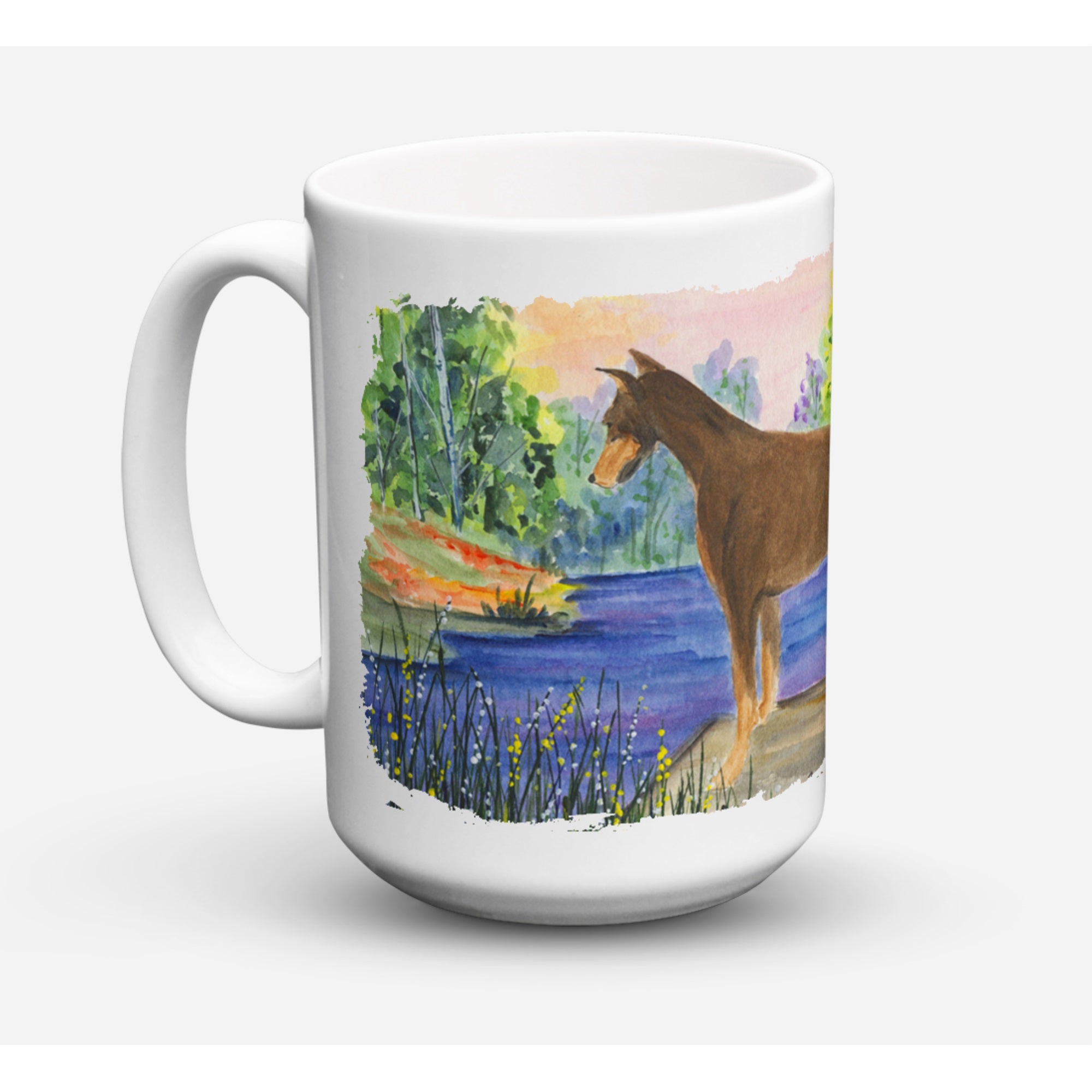 Doberman Coffee Mug 15 Oz
