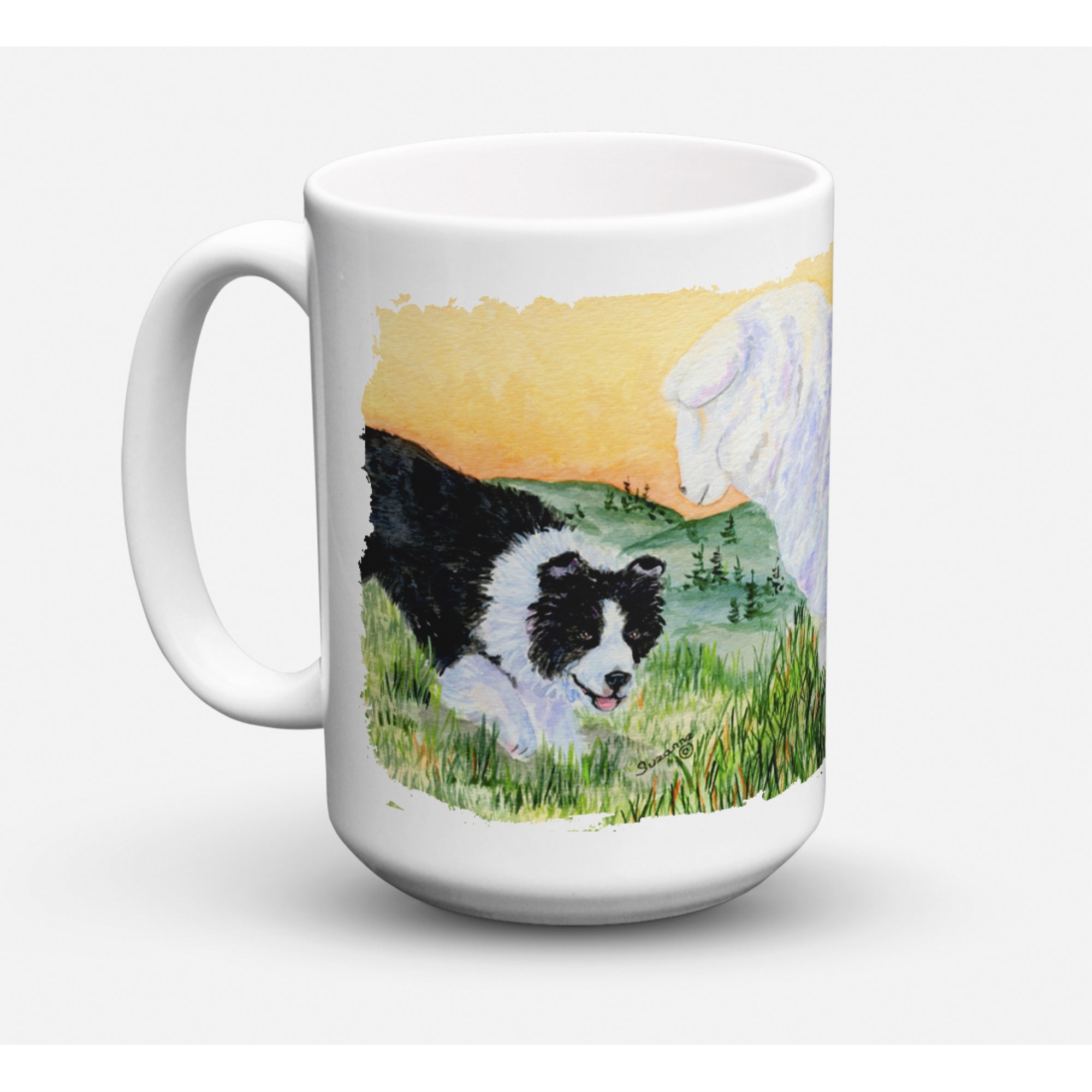Border Collie Coffee Mug 15 Oz