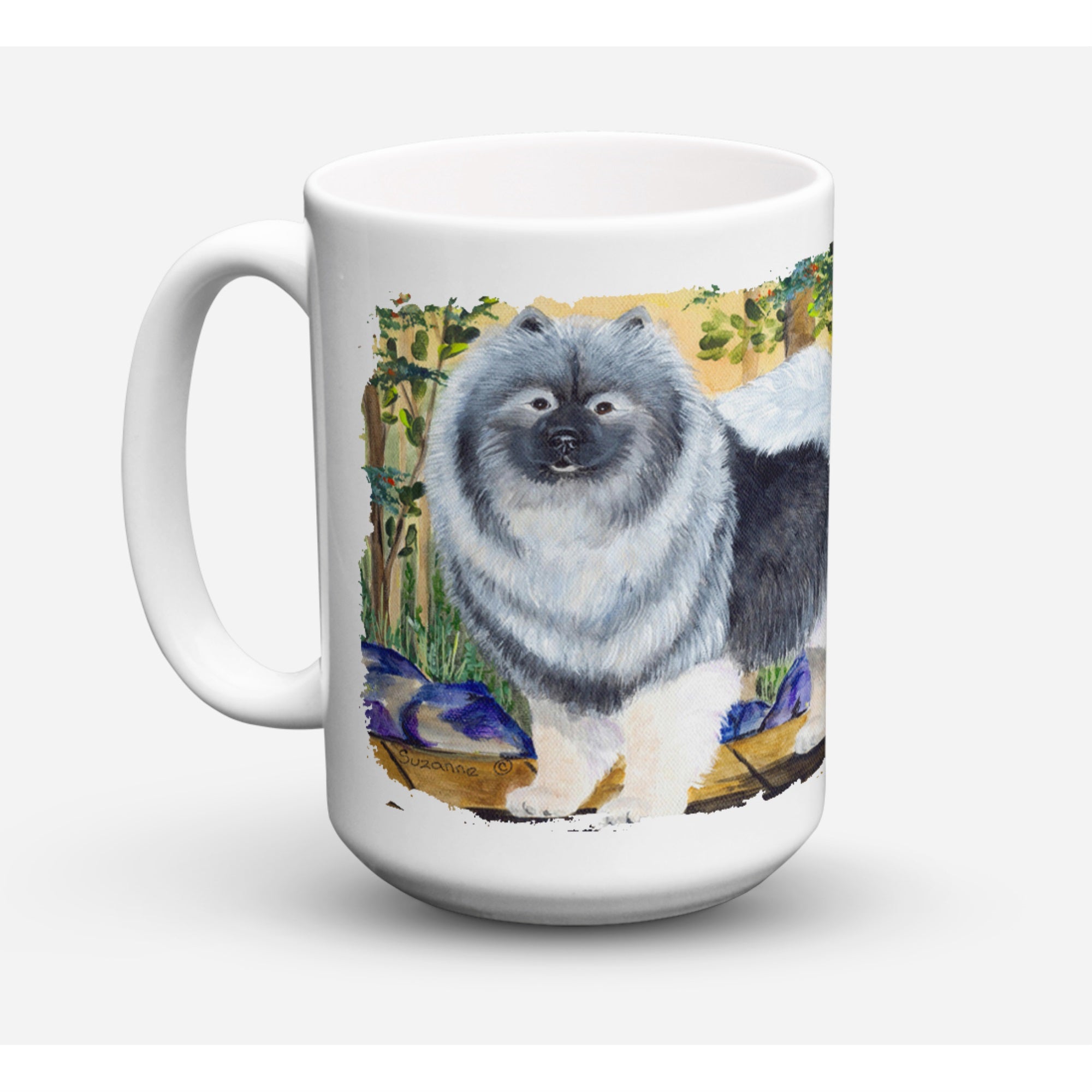 Keeshond Coffee Mug 15 Oz