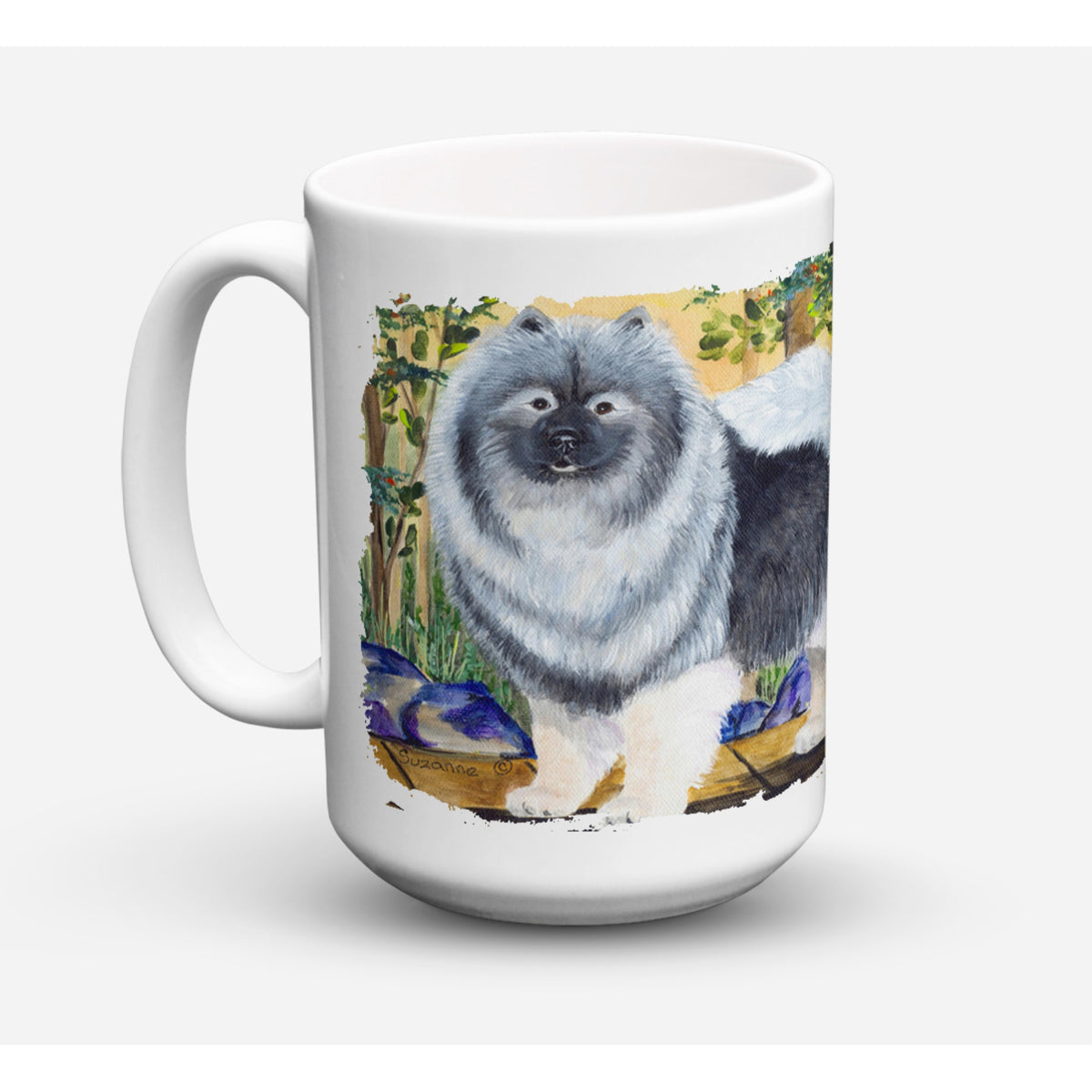 Keeshond Coffee Mug 15 Oz