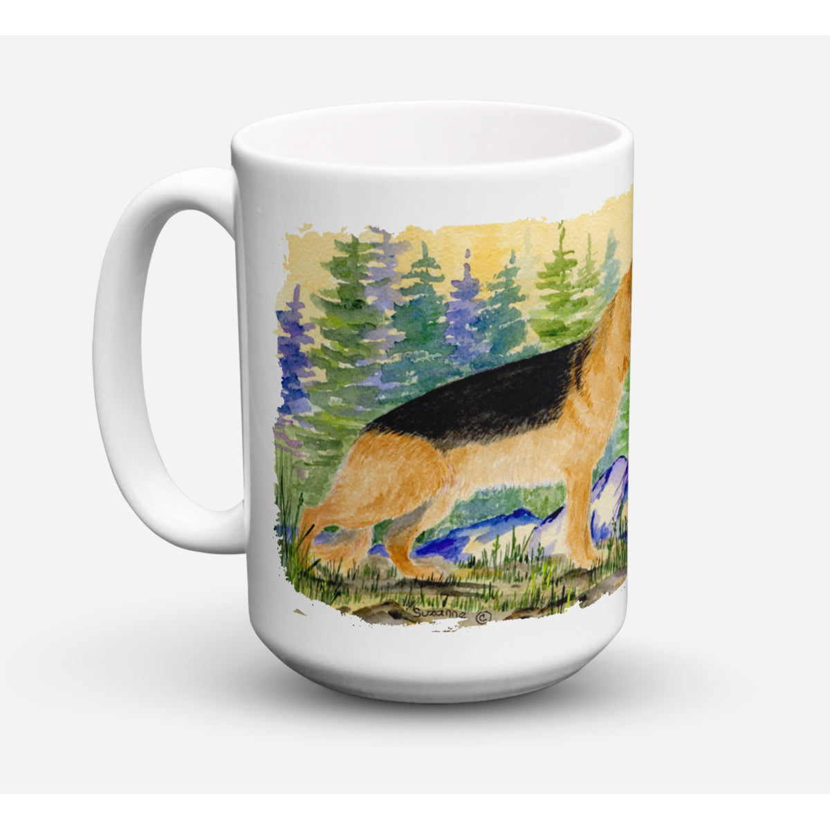 German Shepherd Coffee Mug 15 Oz
